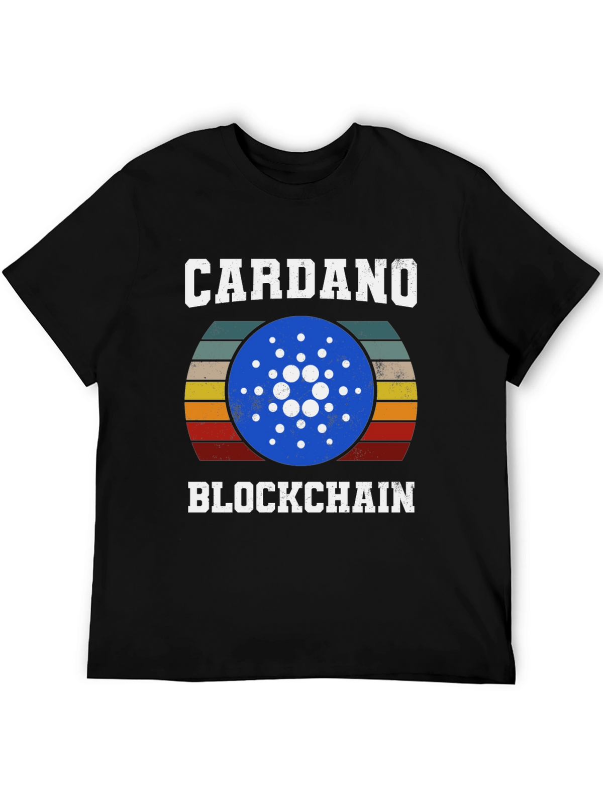 Cardano Blockchain Retro T-Shirt