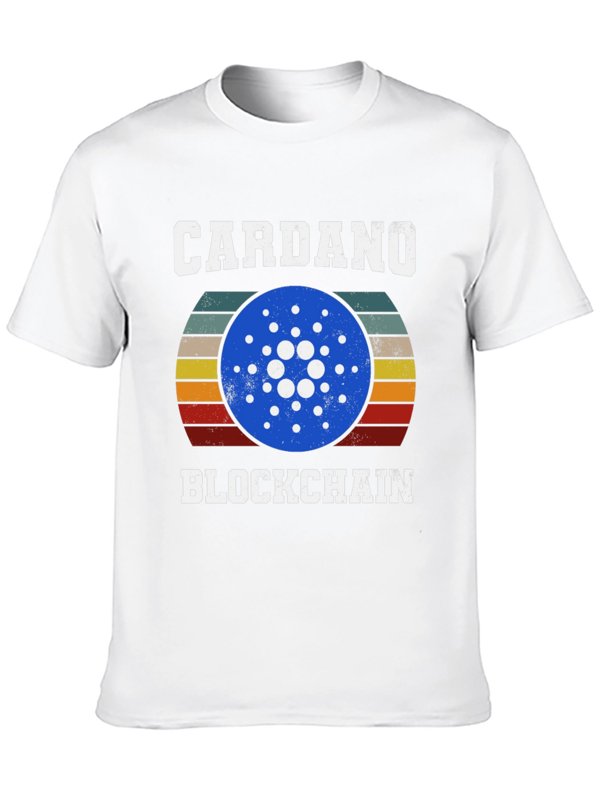 Cardano Blockchain Retro T-Shirt