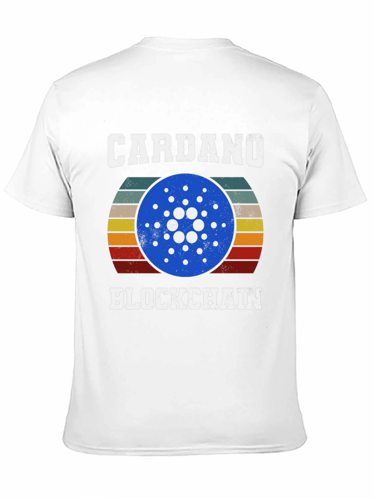 Cardano Blockchain Retro T-Shirt