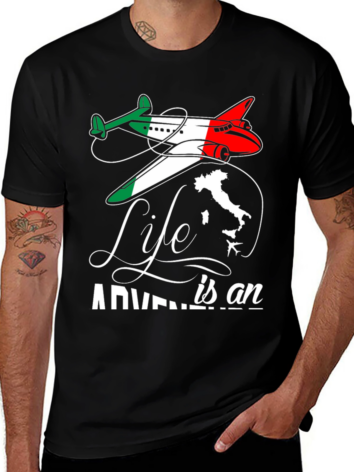 Italy Adventure T-Shirt - Life Is An Adventure Tee