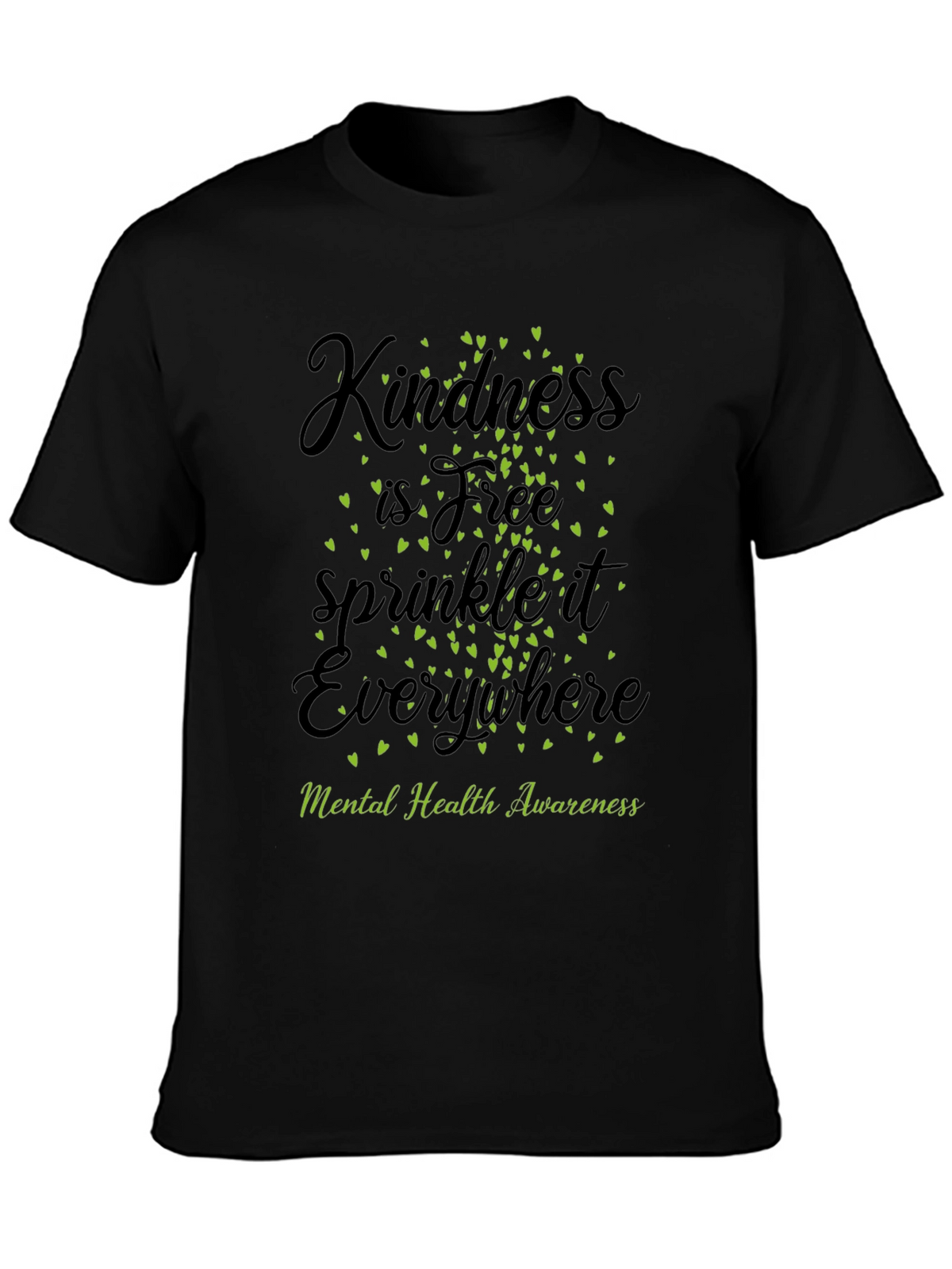 Kindness is Free Graphic Tee - Mental Health Awareness