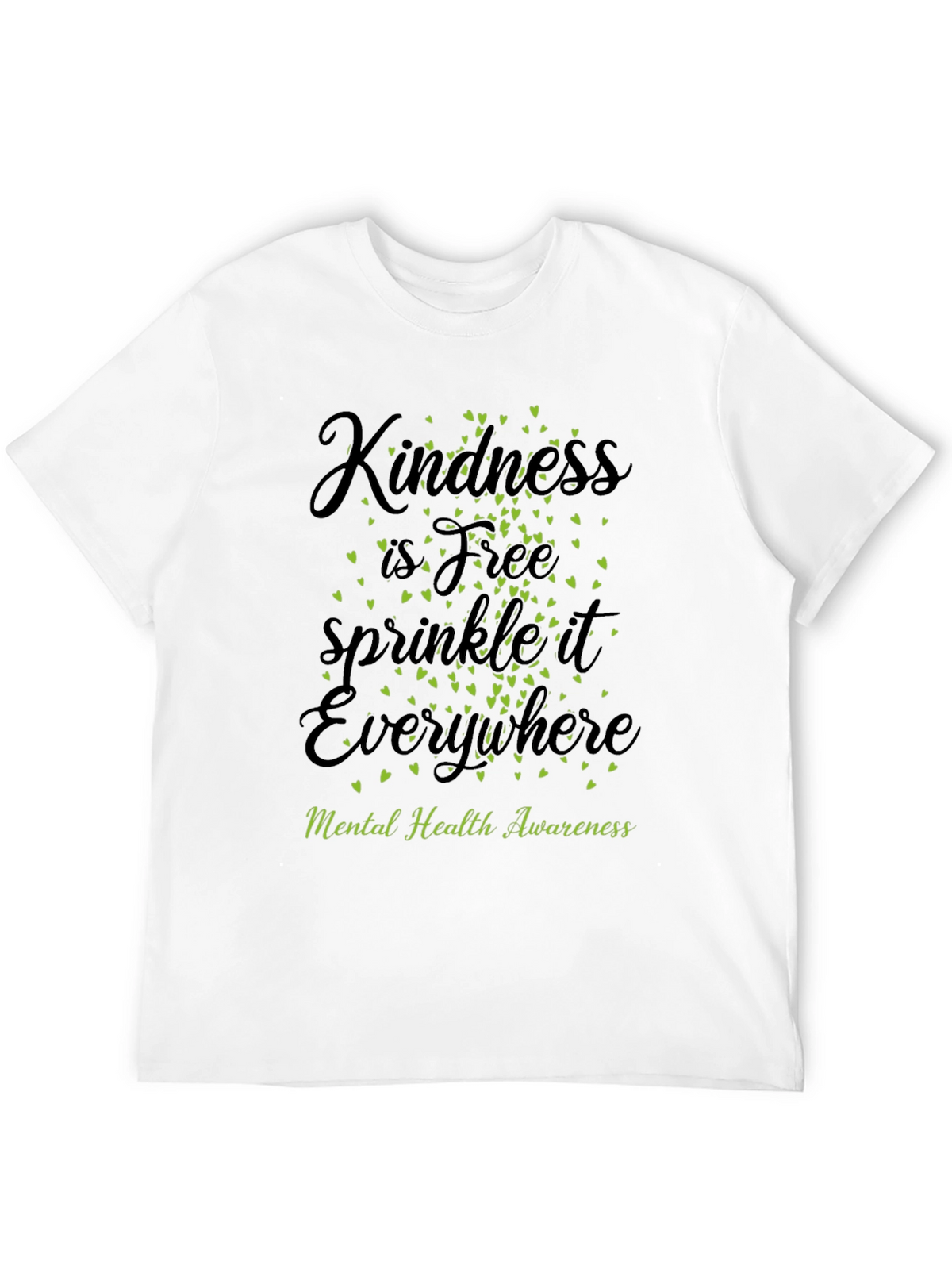 Kindness is Free Graphic Tee - Mental Health Awareness
