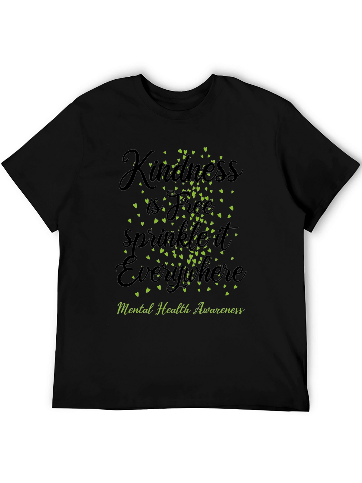 Kindness is Free Graphic Tee - Mental Health Awareness