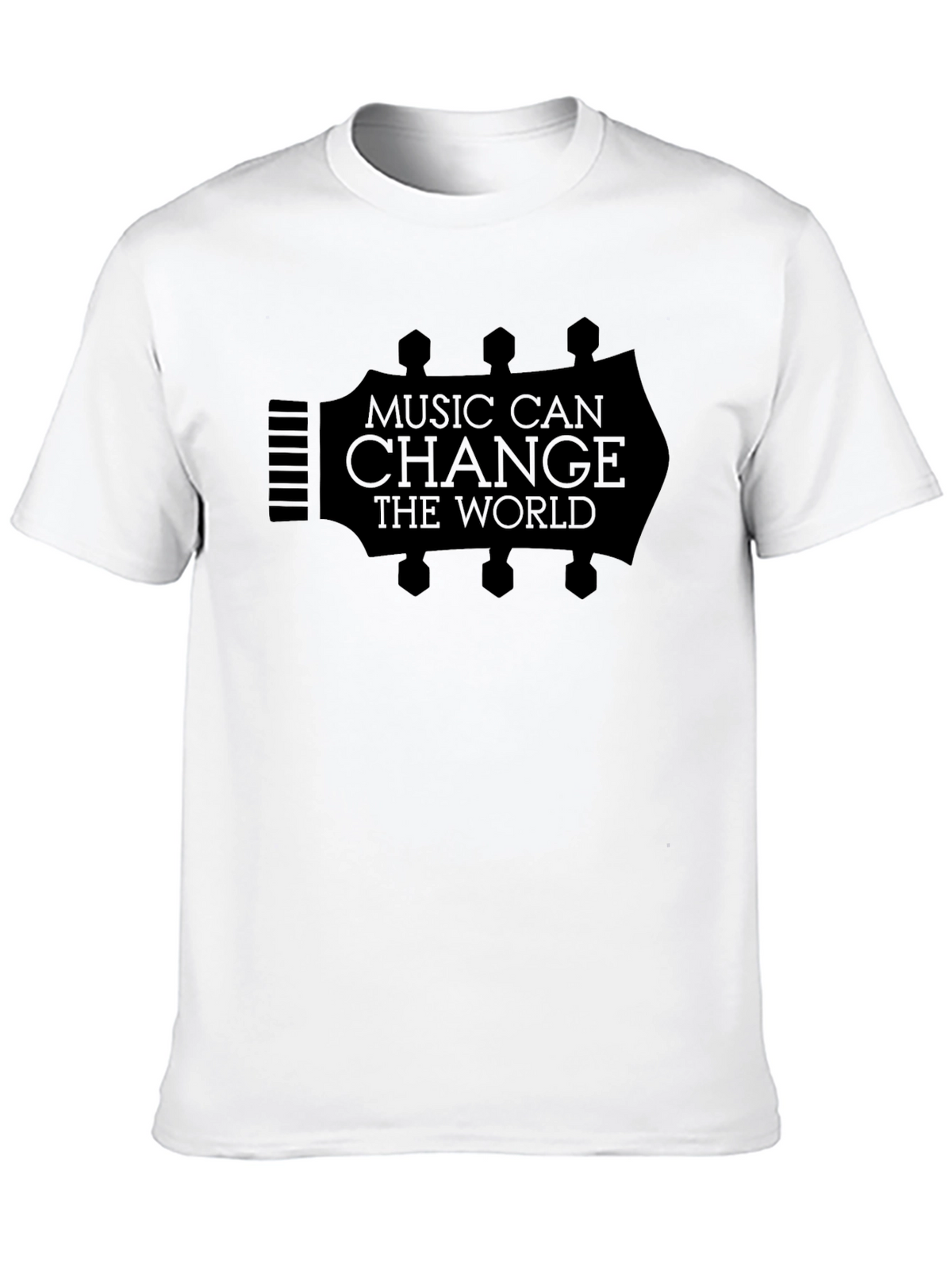 Music Can Change the World Tee - Black