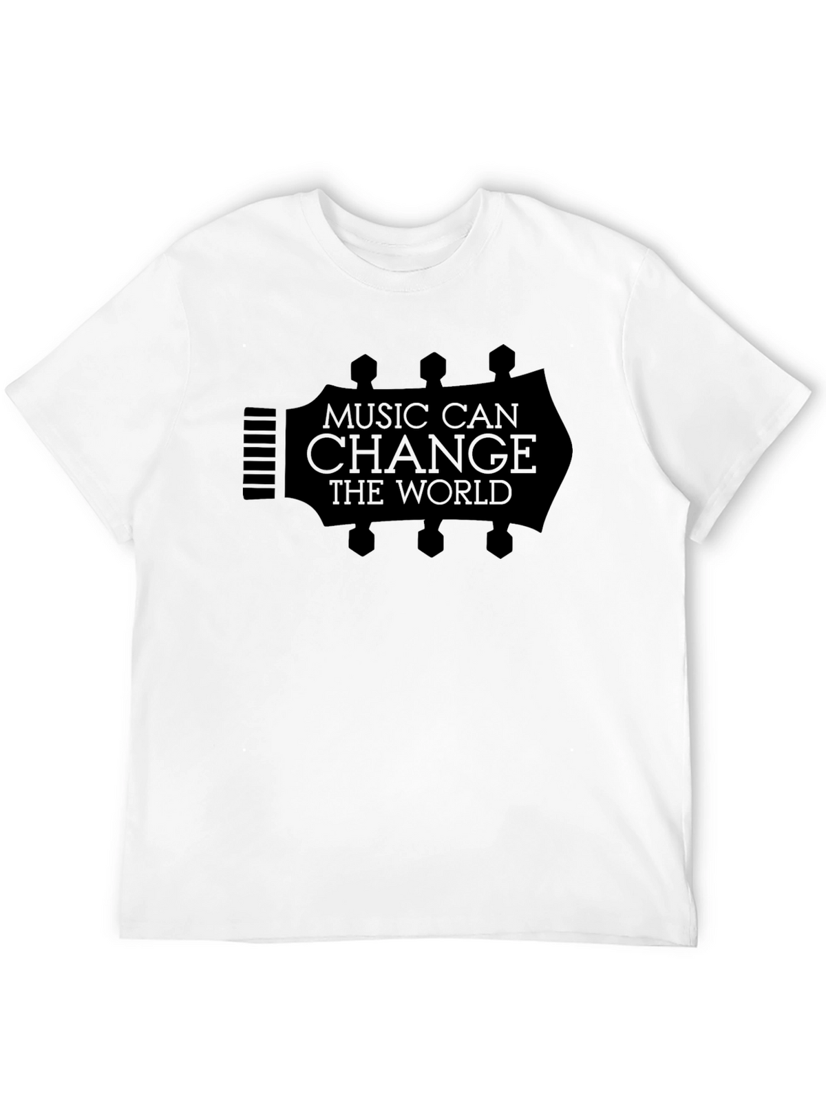 Music Can Change the World Tee - Black