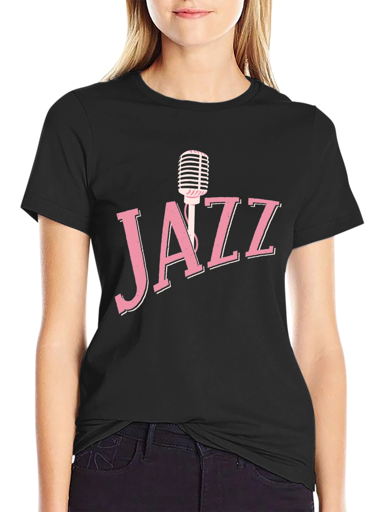Retro Jazz Music Graphic Tee