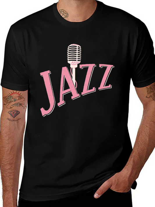 Retro Jazz Music Graphic Tee