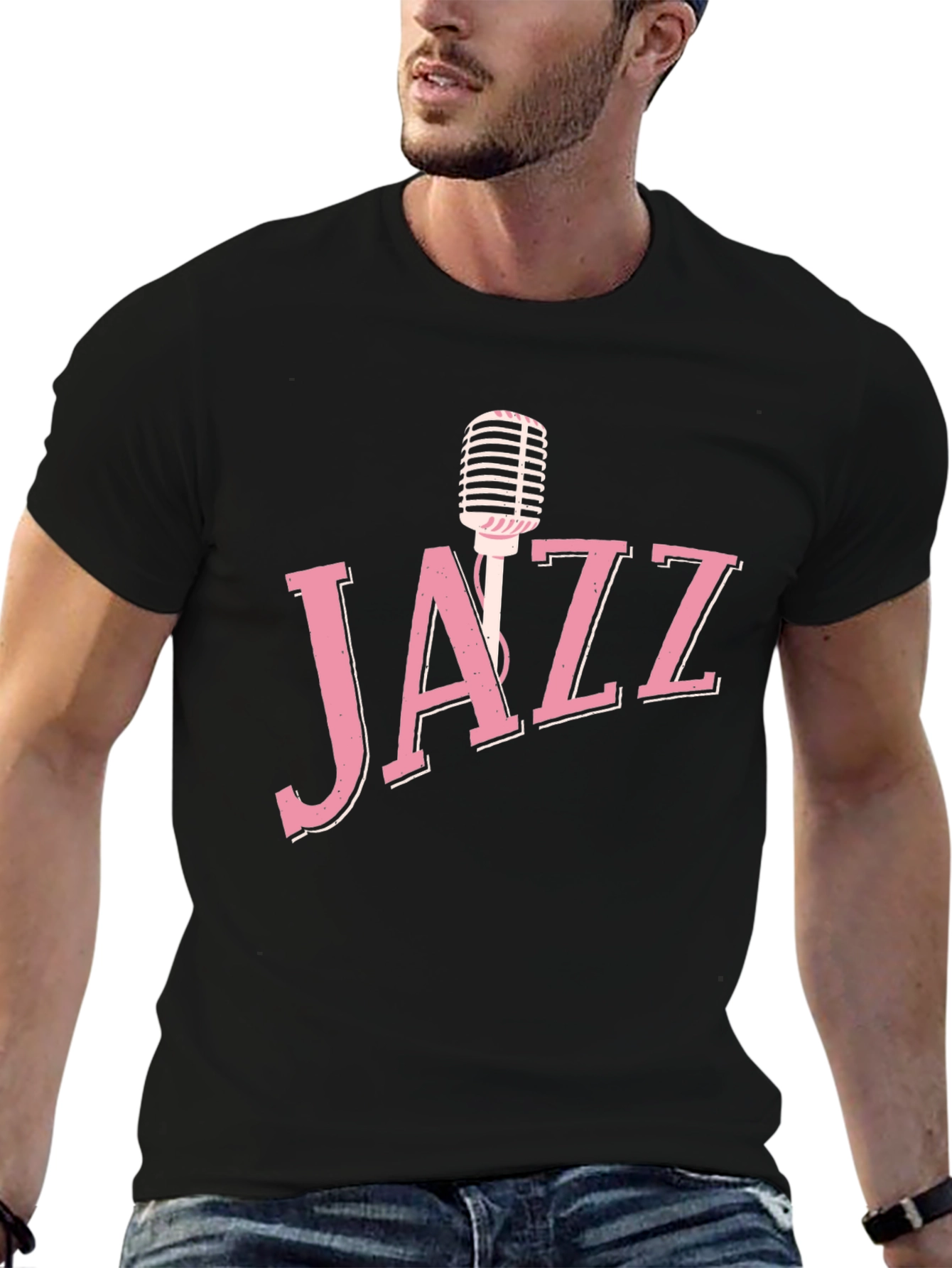 Retro Jazz Music Graphic Tee
