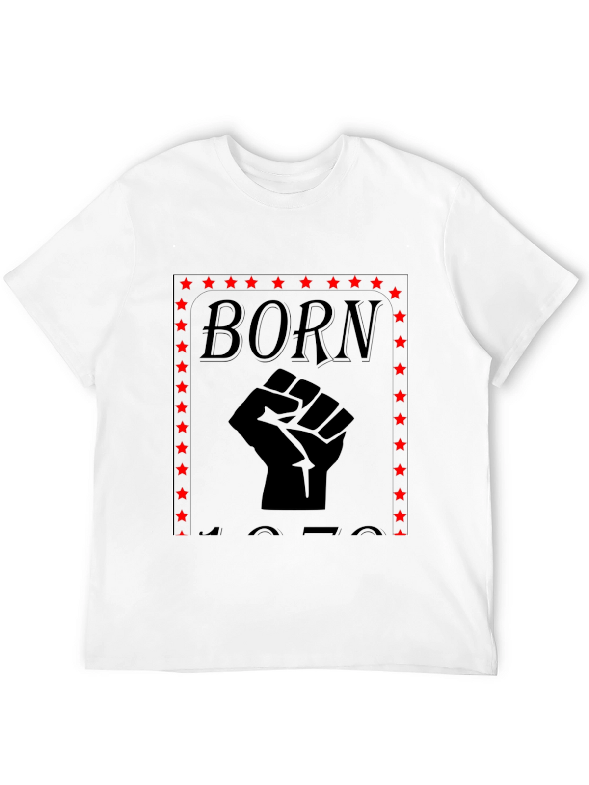 Born 1970 Black Fist Graphic Tee