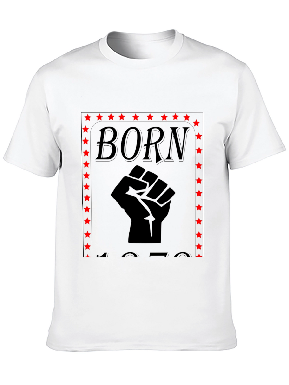 Born 1970 Black Fist Graphic Tee