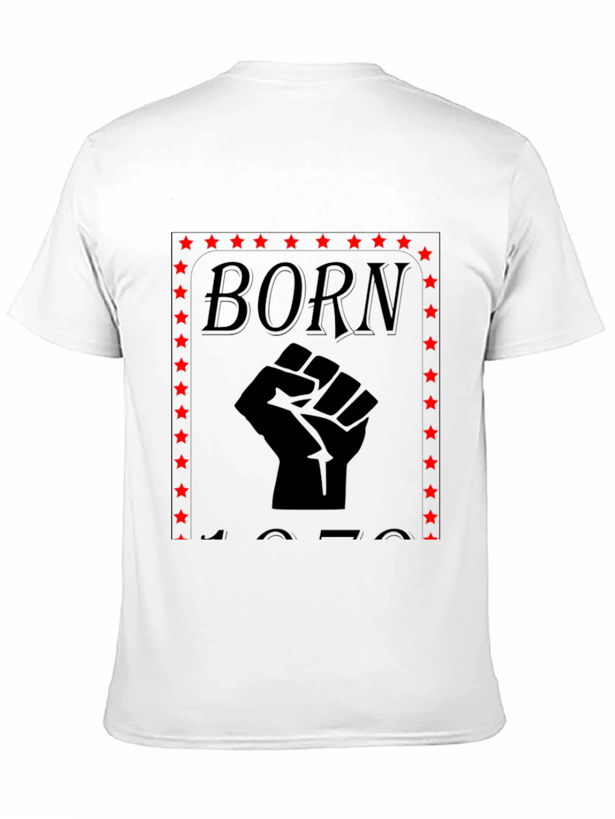 Born 1970 Black Fist Graphic Tee