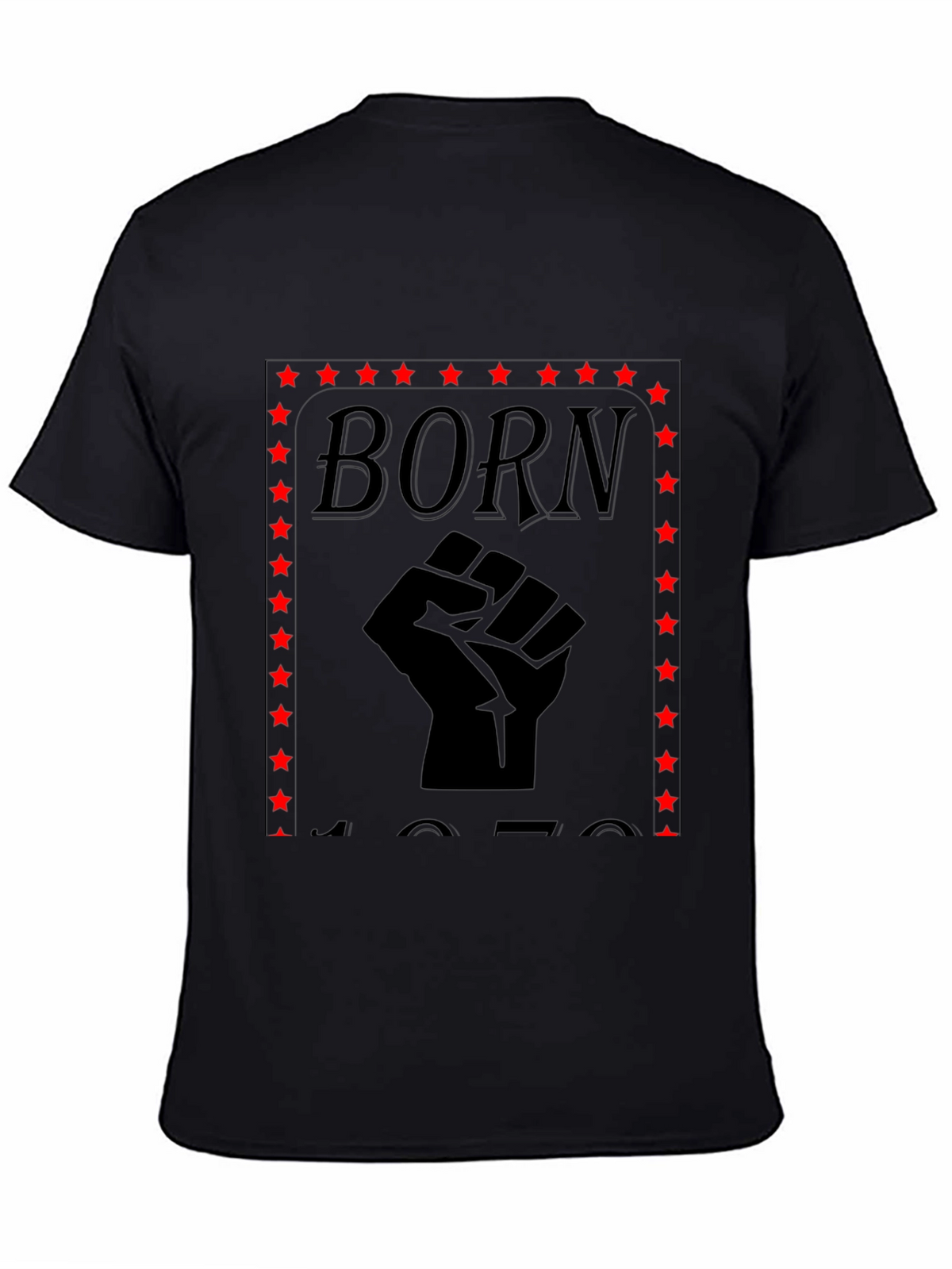 Born 1970 Black Fist Graphic Tee
