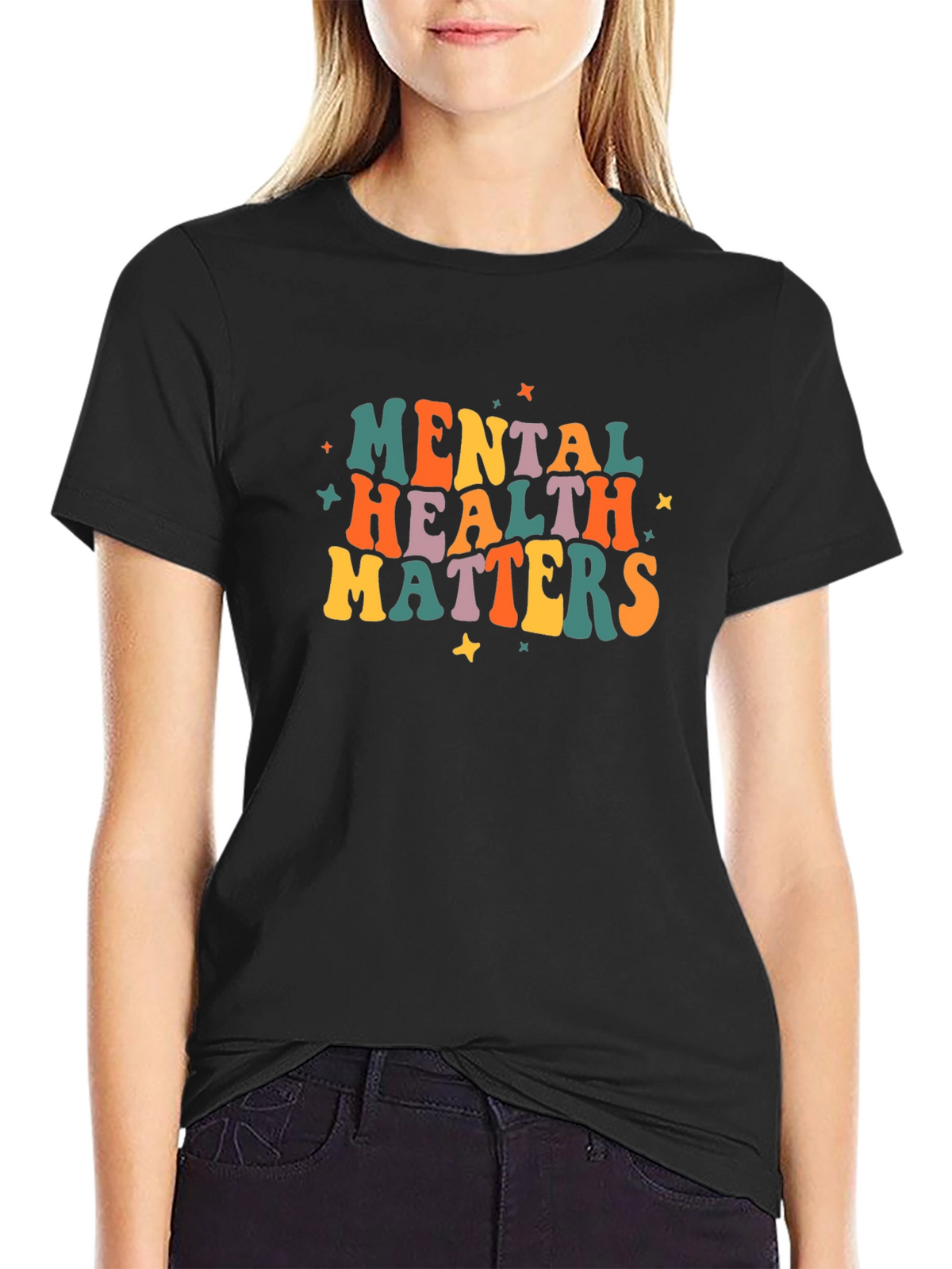 Mental Health Matters Graphic Tee - Trendy Comfort