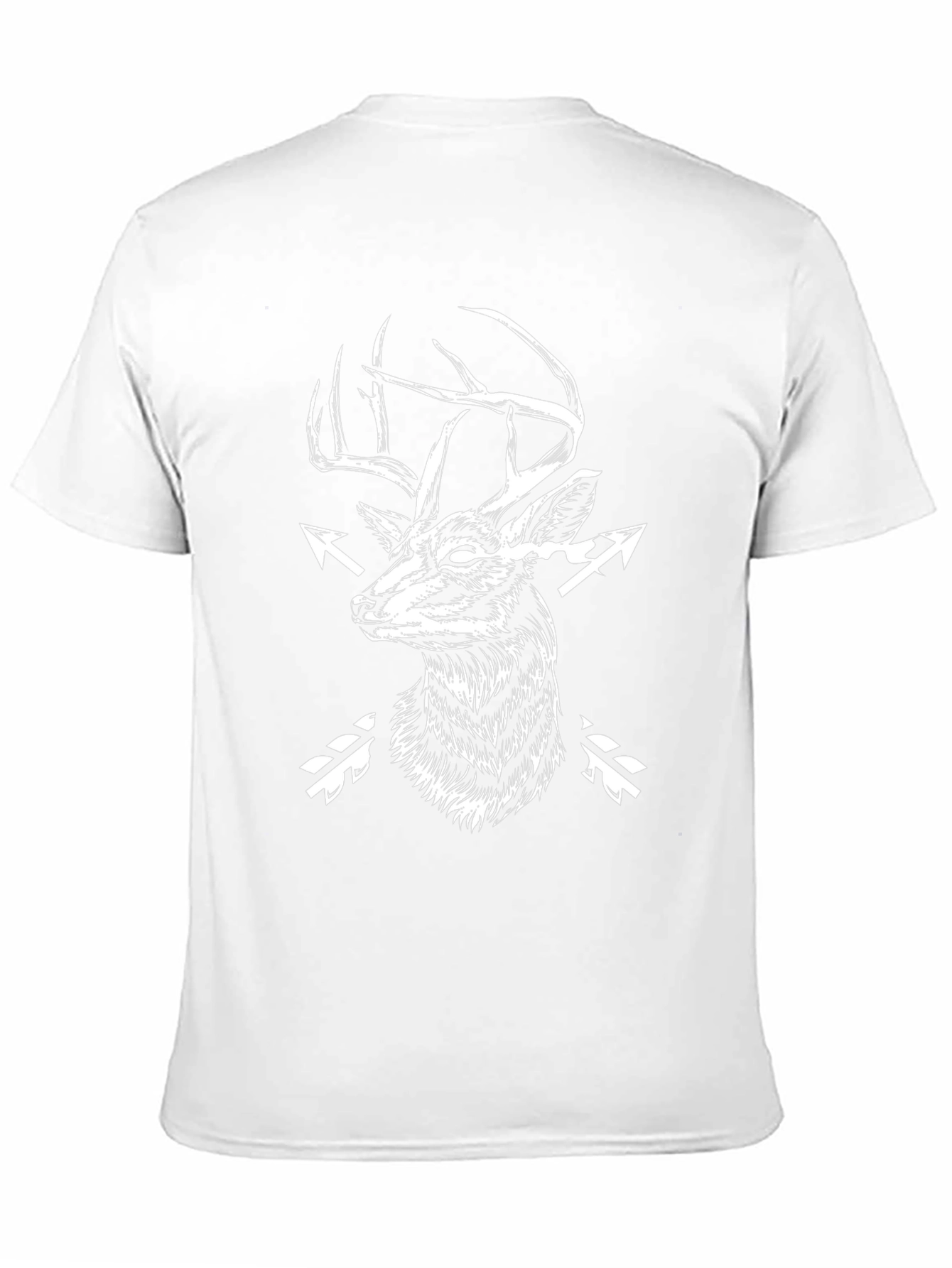 Deer Arrow Graphic Tee - Black