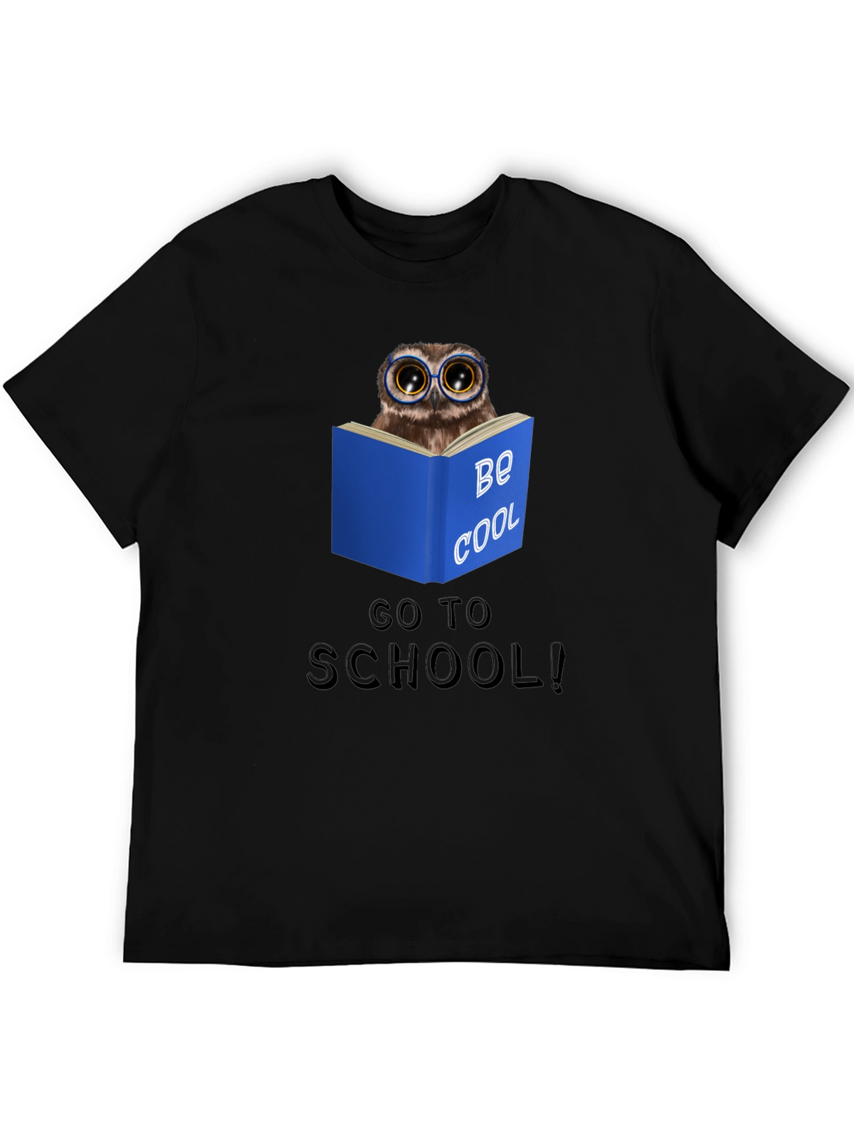 Be Cool Owl Reading T-Shirt
