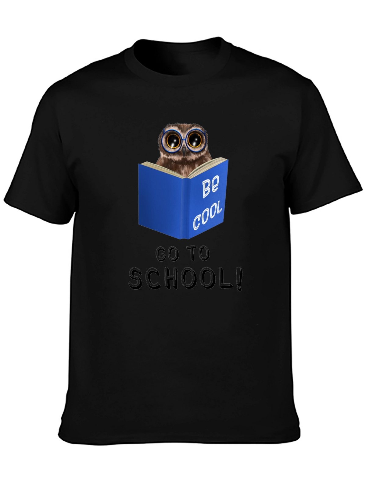 Be Cool Owl Reading T-Shirt
