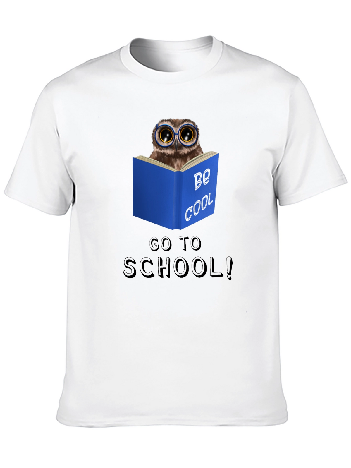 Be Cool Owl Reading T-Shirt