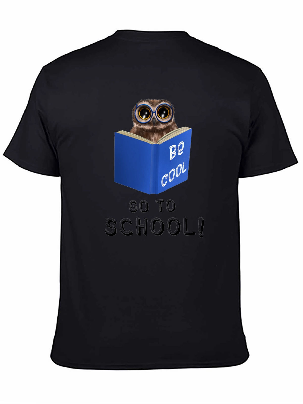 Be Cool Owl Reading T-Shirt