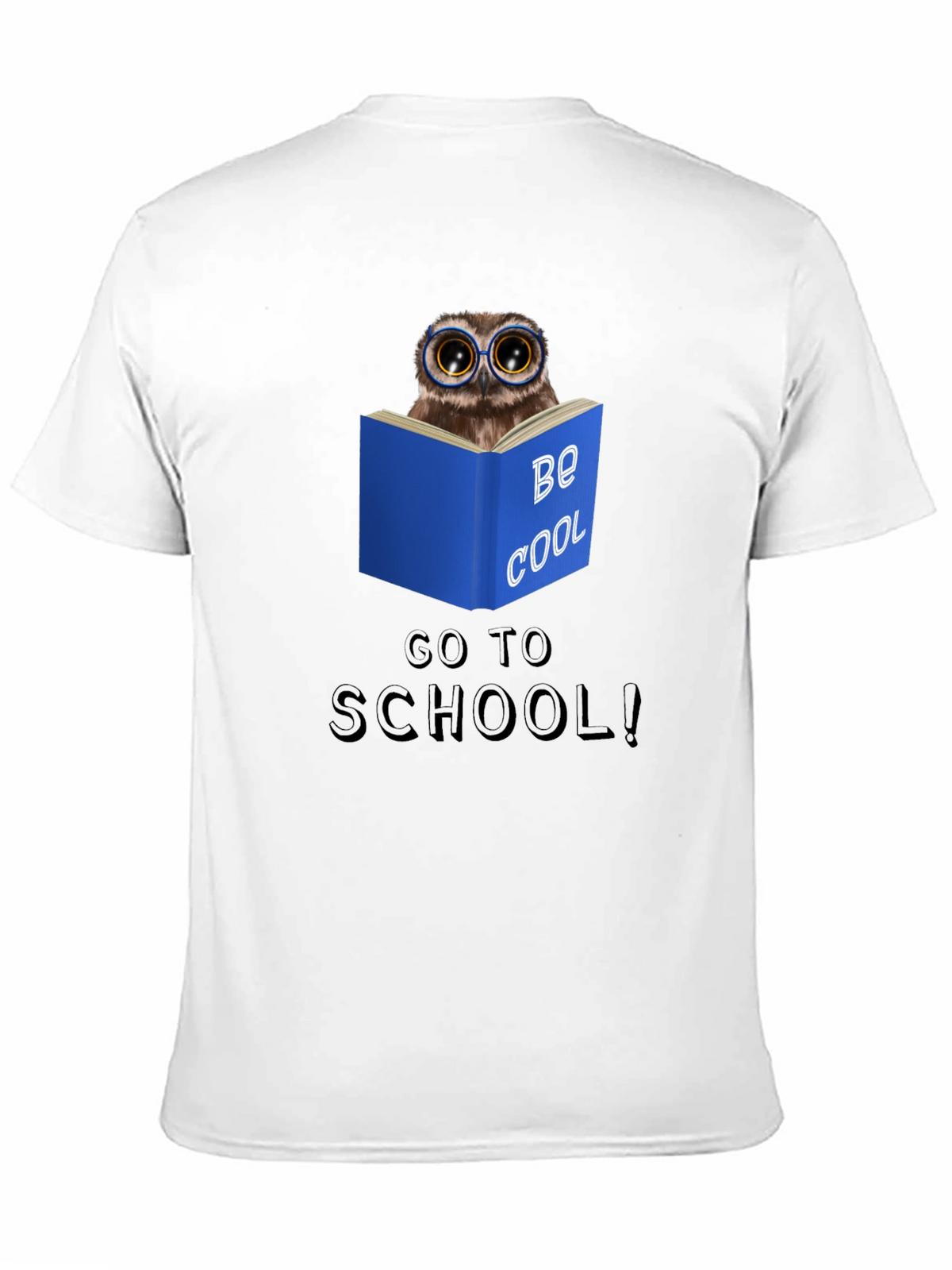 Be Cool Owl Reading T-Shirt