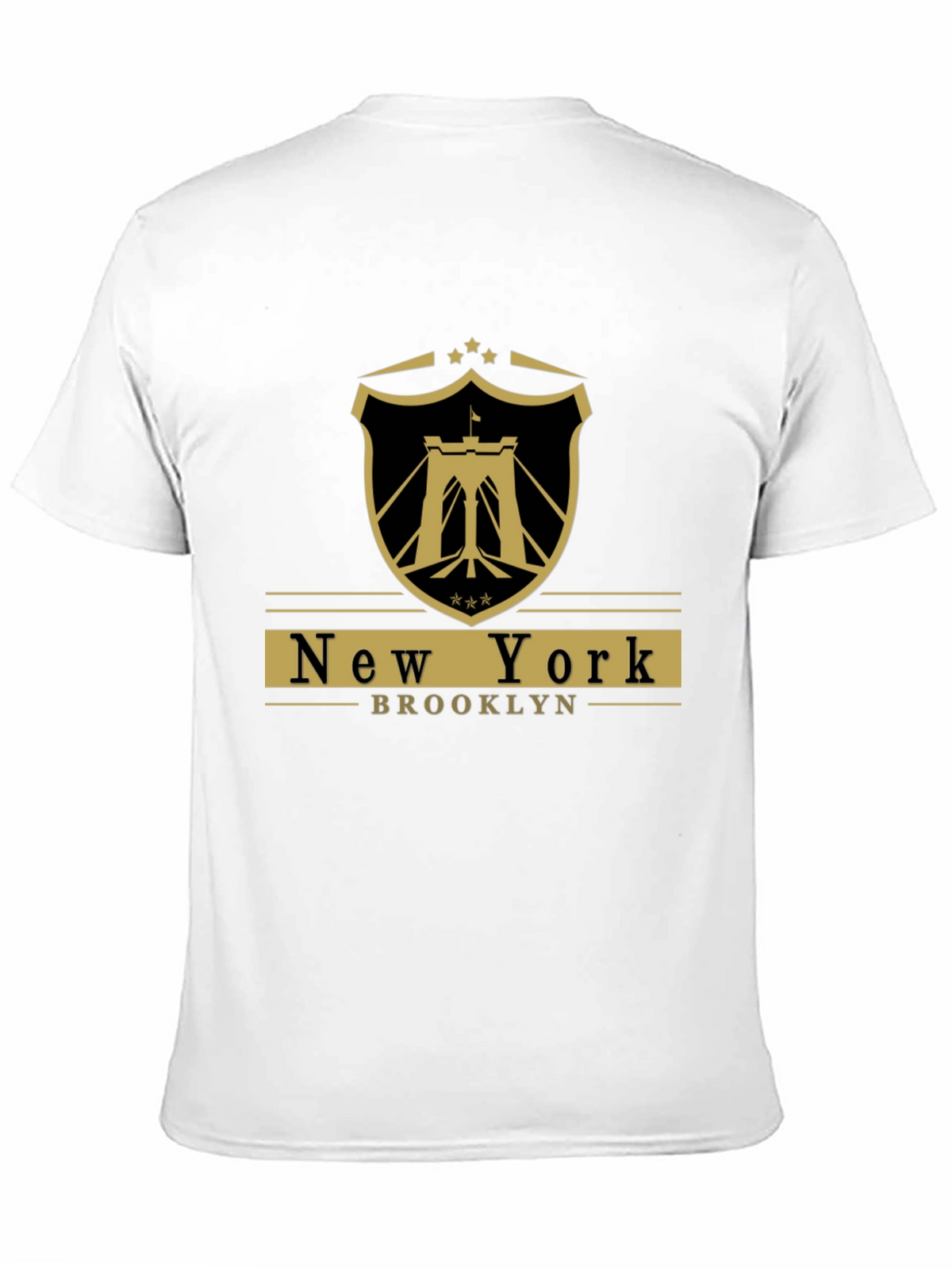 New York Brooklyn Black Graphic T-Shirt