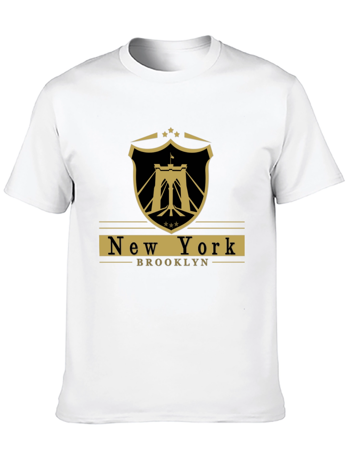 New York Brooklyn Black Graphic T-Shirt