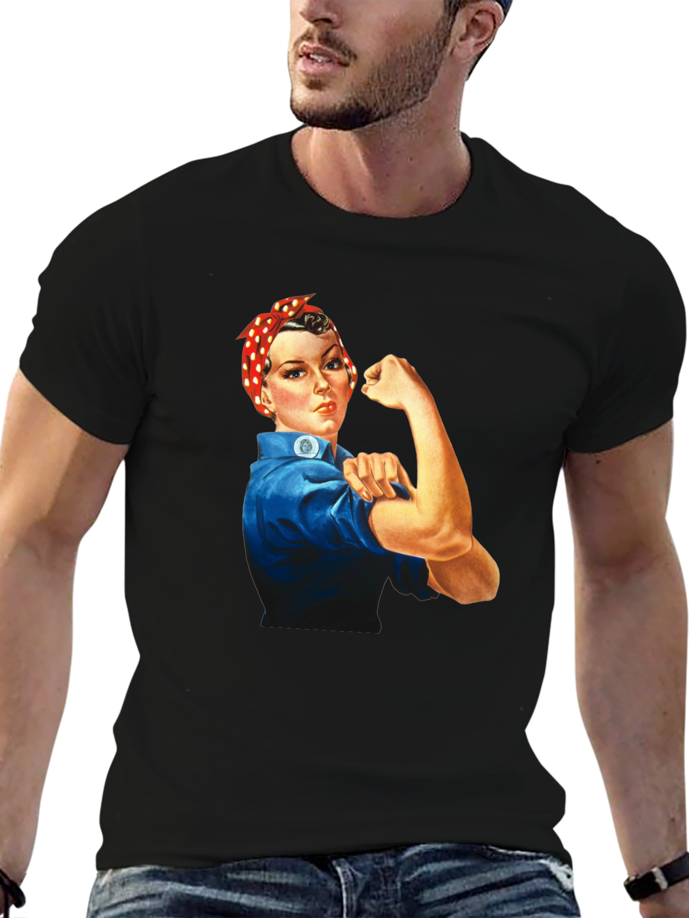 Rosie the Riveter Graphic T-Shirt