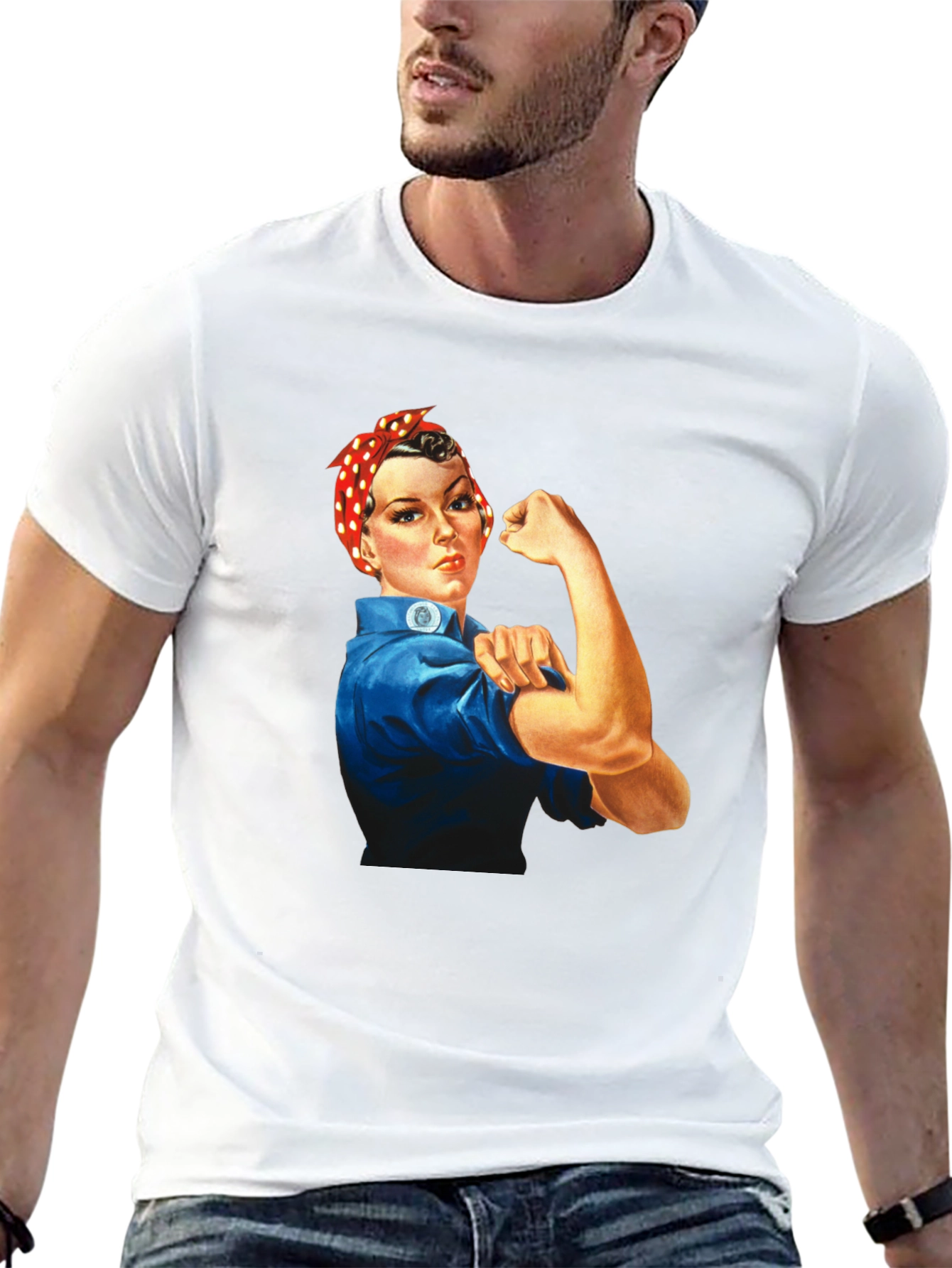 Rosie the Riveter Graphic T-Shirt