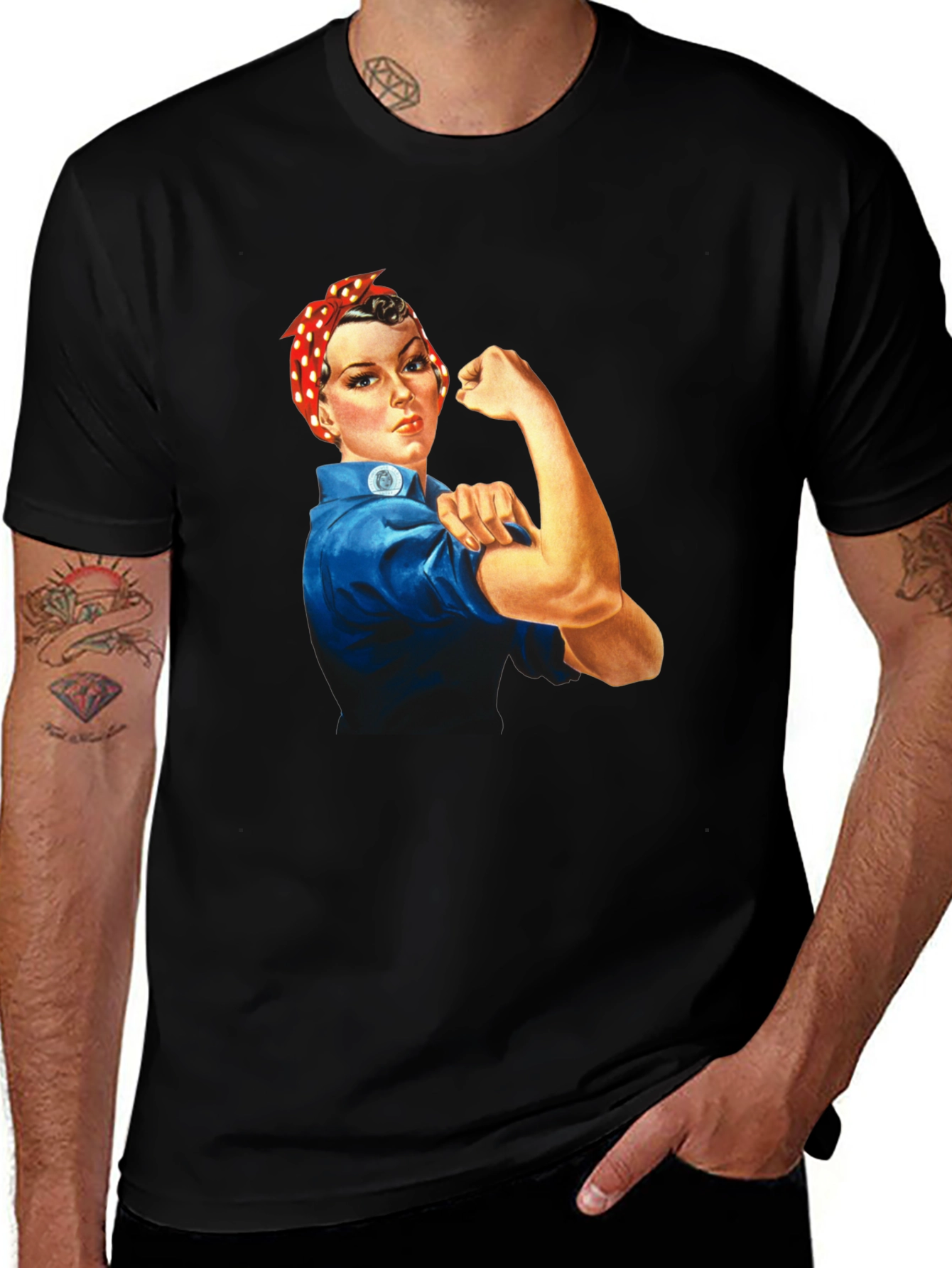 Rosie the Riveter Graphic T-Shirt