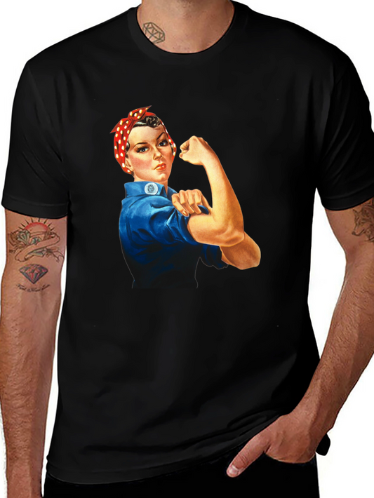 Rosie the Riveter Graphic T-Shirt