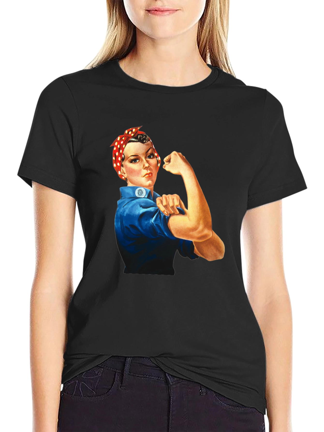 Rosie the Riveter Graphic T-Shirt