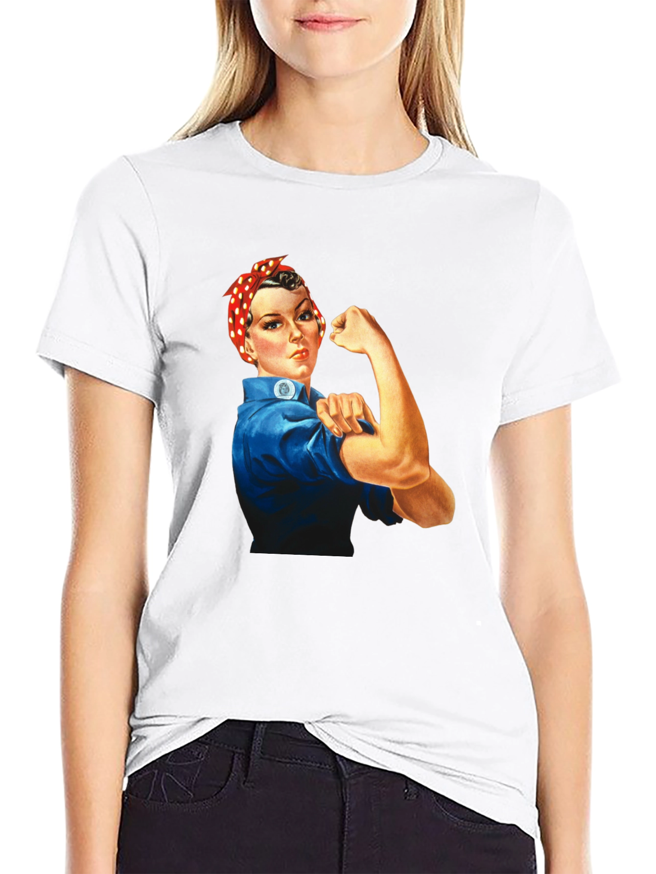 Rosie the Riveter Graphic T-Shirt