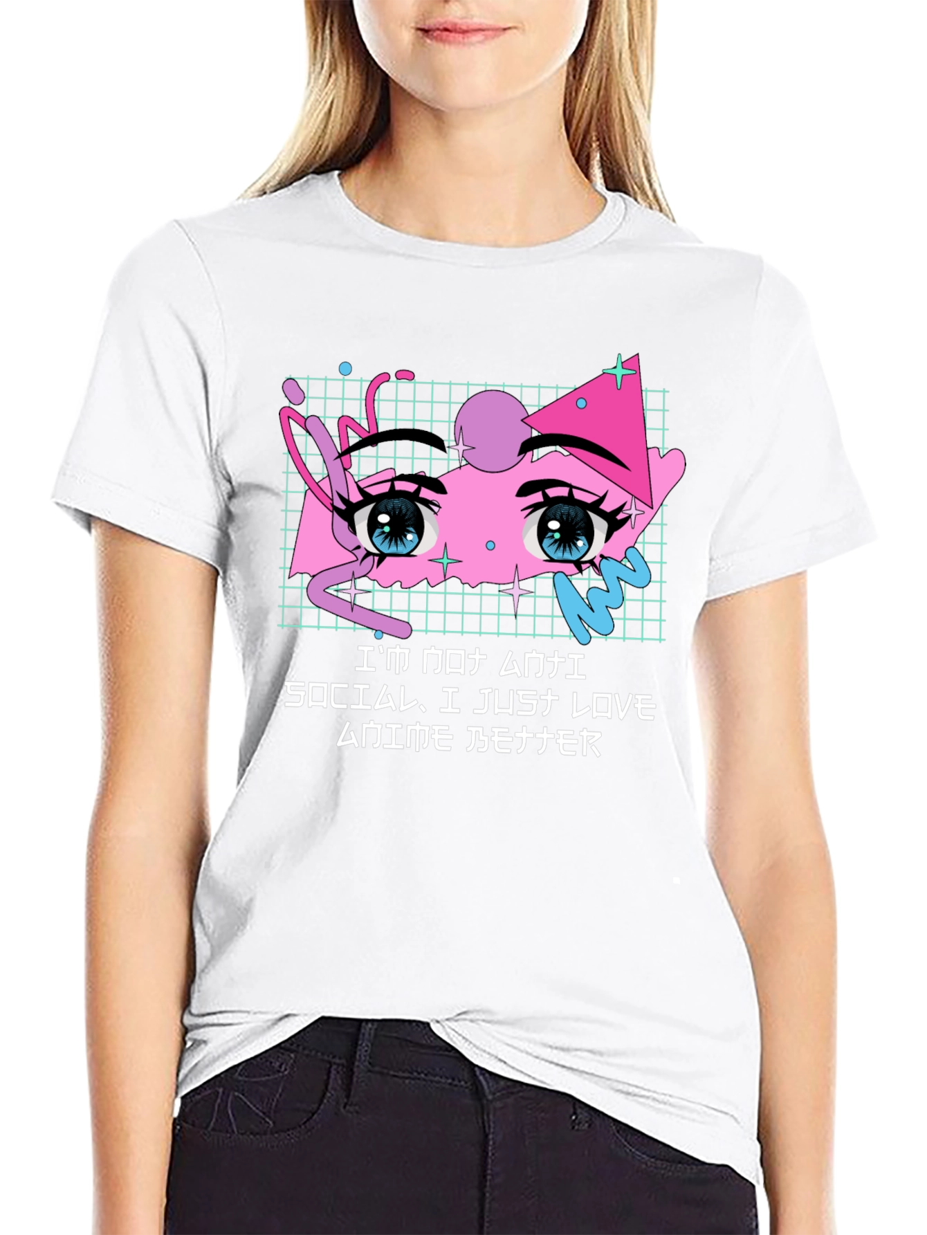 Anime Lover Graphic T-Shirt - Black