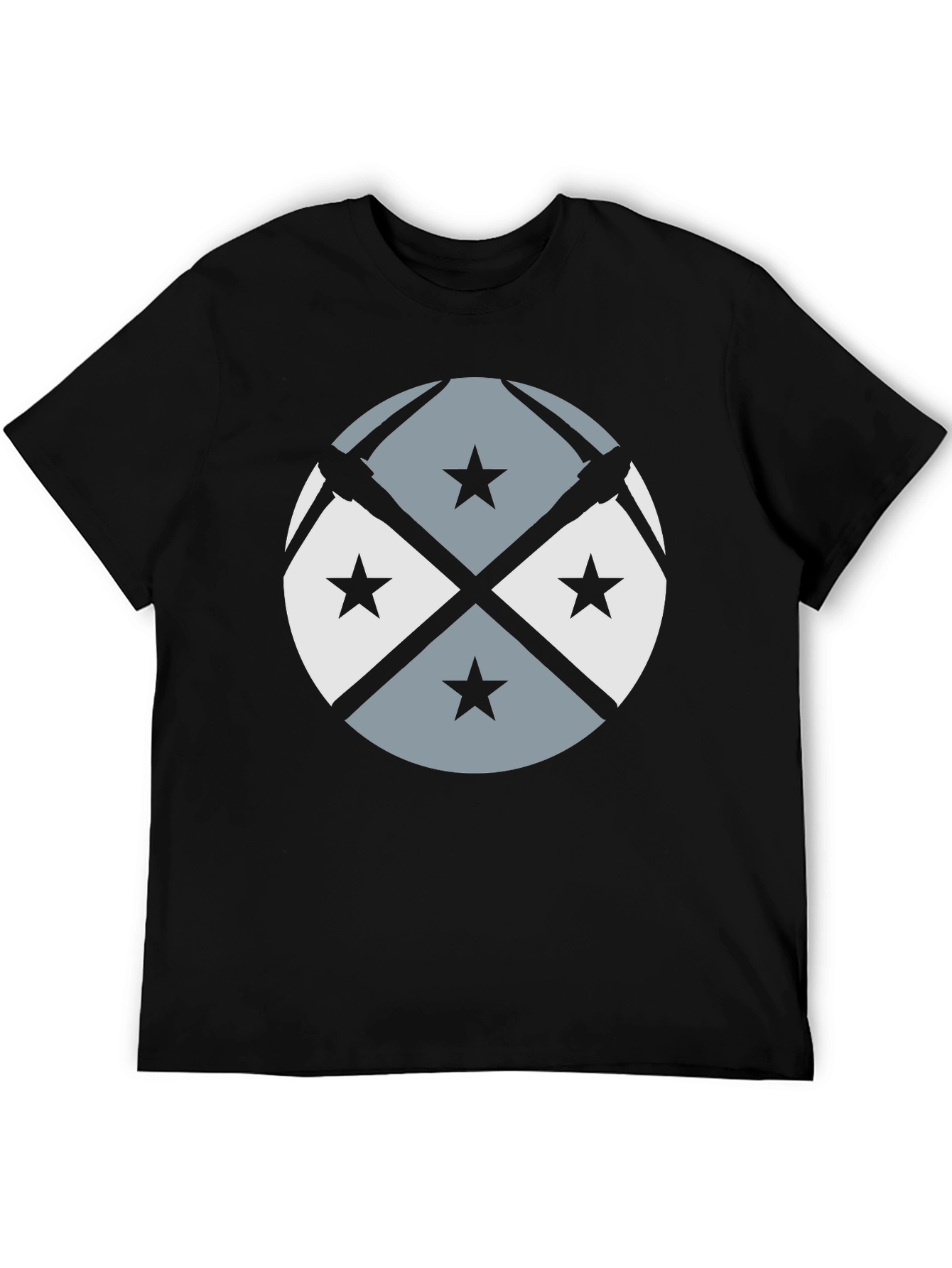Pickaxe & Stars Graphic Tee - Cool Casual Style