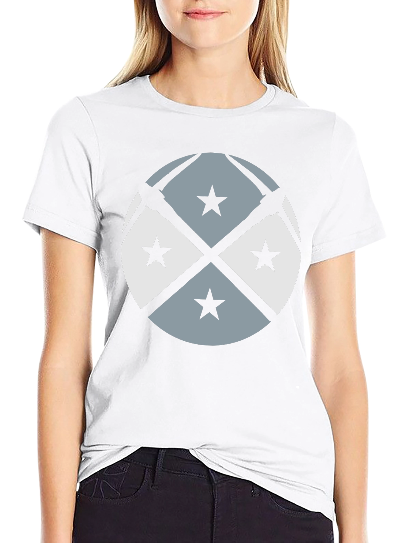 Pickaxe & Stars Graphic Tee - Cool Casual Style