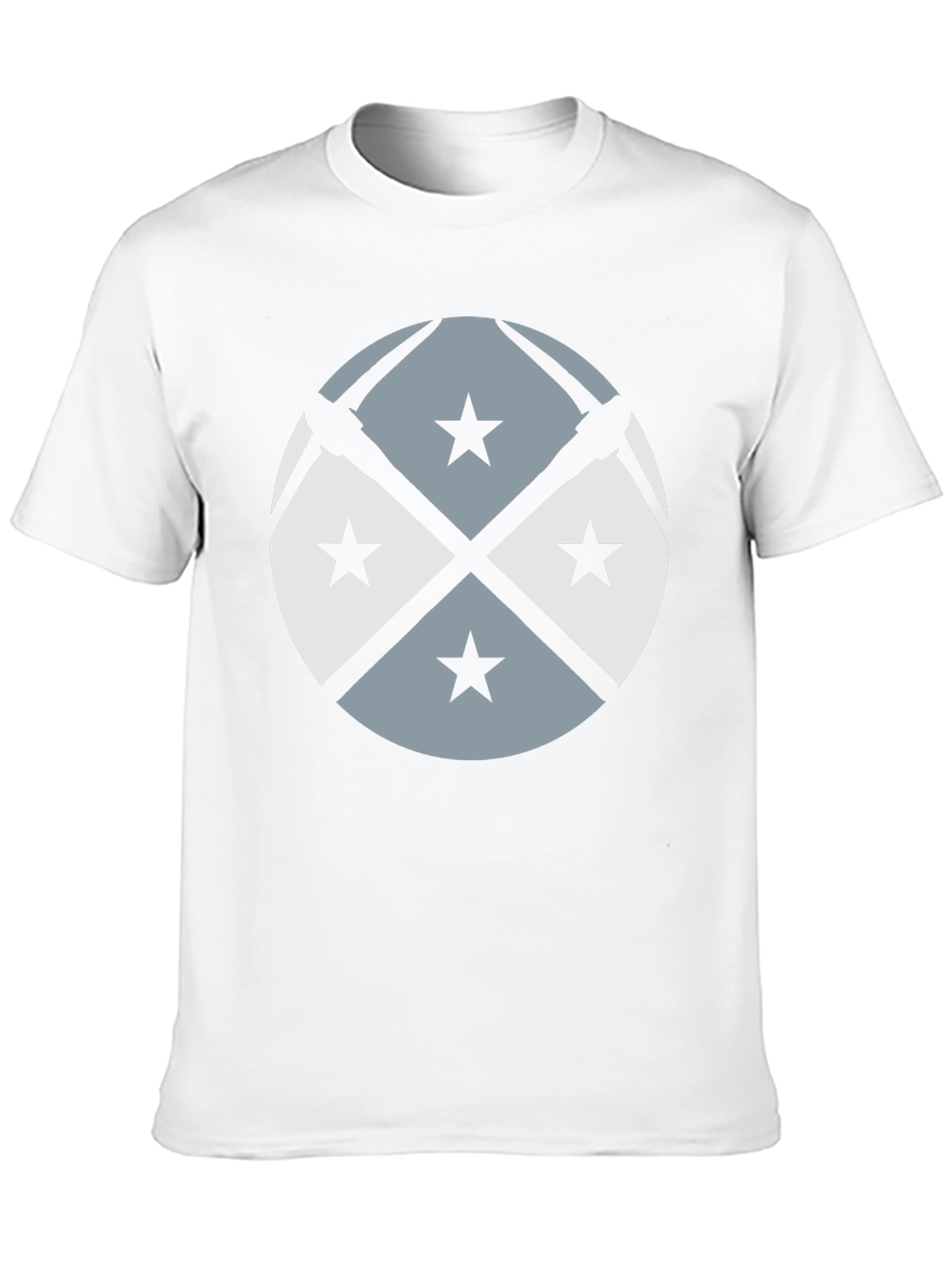Pickaxe & Stars Graphic Tee - Cool Casual Style