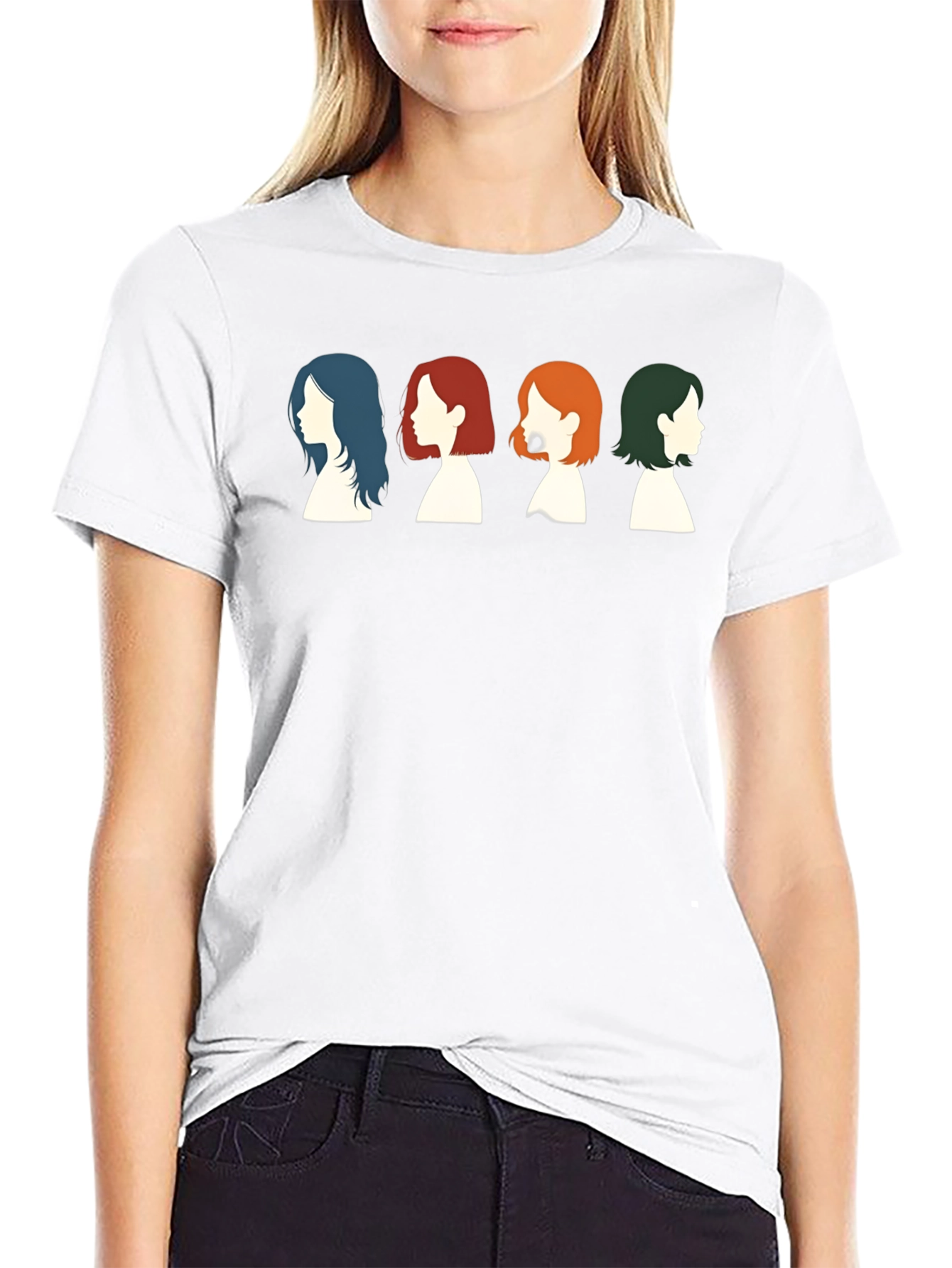 Silhouette Women Tee - Stylish Graphic T-Shirt