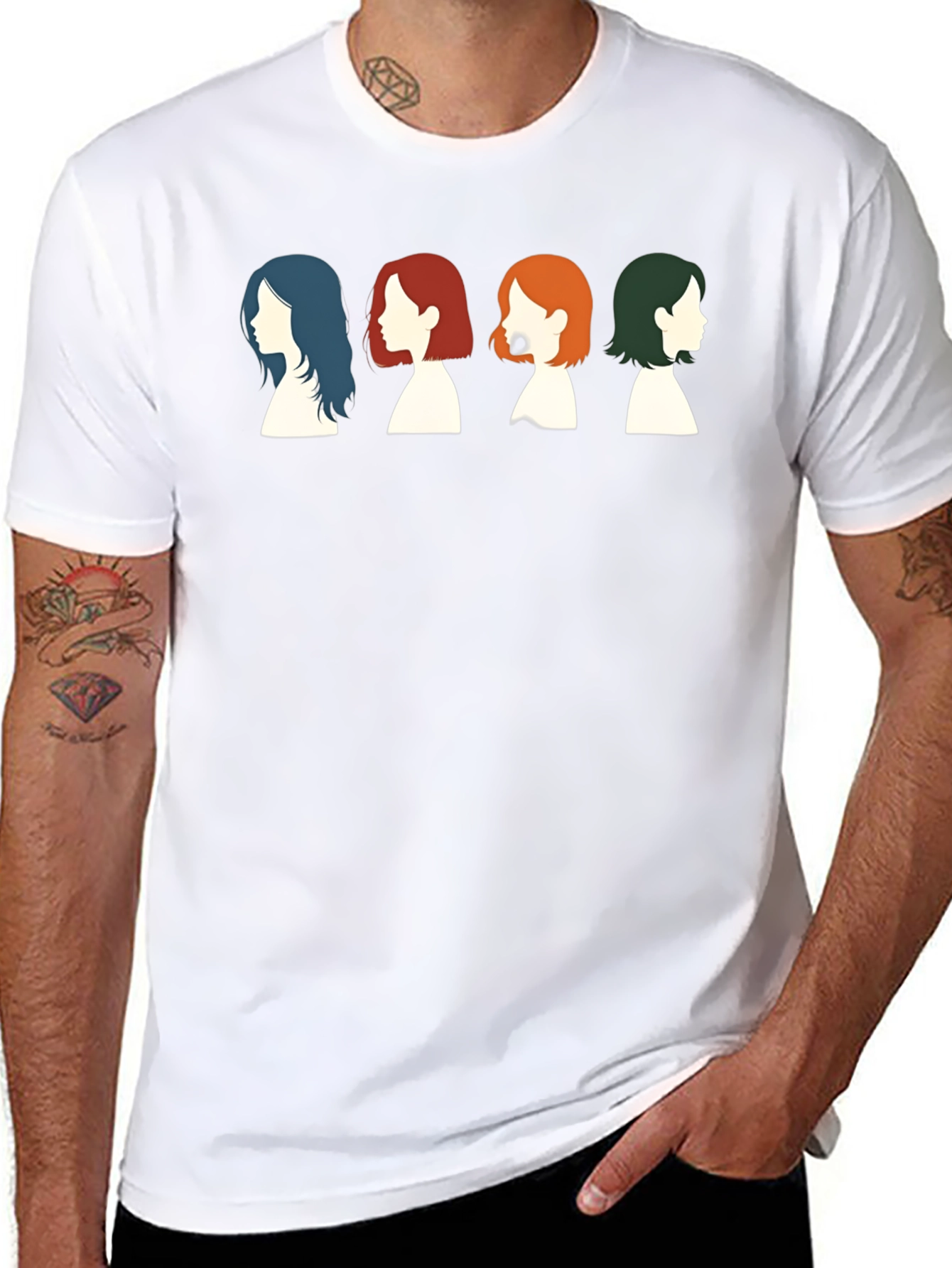 Silhouette Women Tee - Stylish Graphic T-Shirt