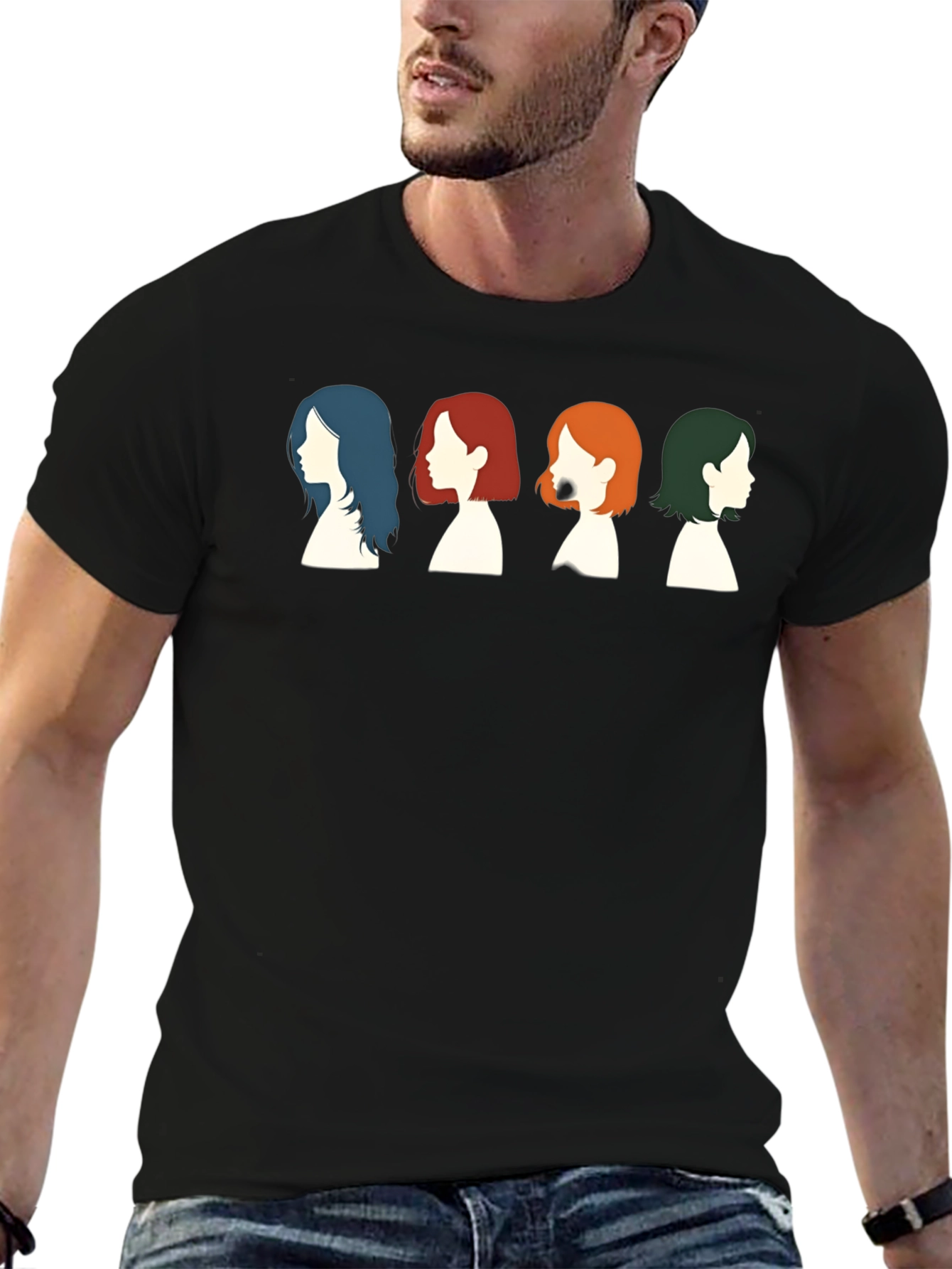 Silhouette Women Tee - Stylish Graphic T-Shirt