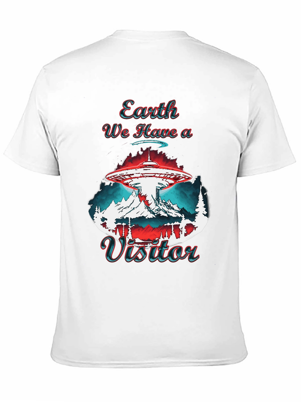 Earth We Have a Visitor Graphic T-Shirt