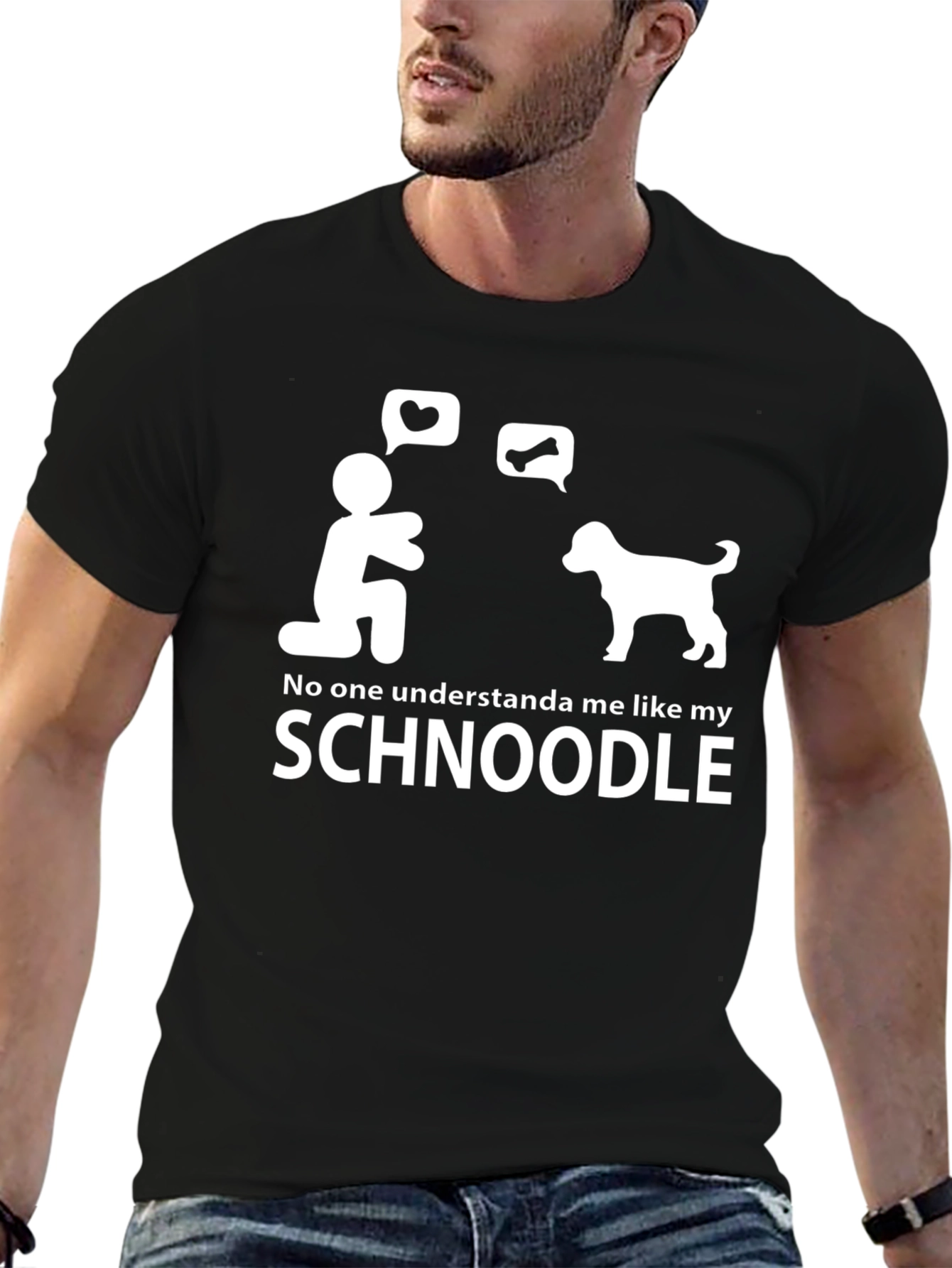 Schnoodle Lover T-Shirt: Dog & Human Connection