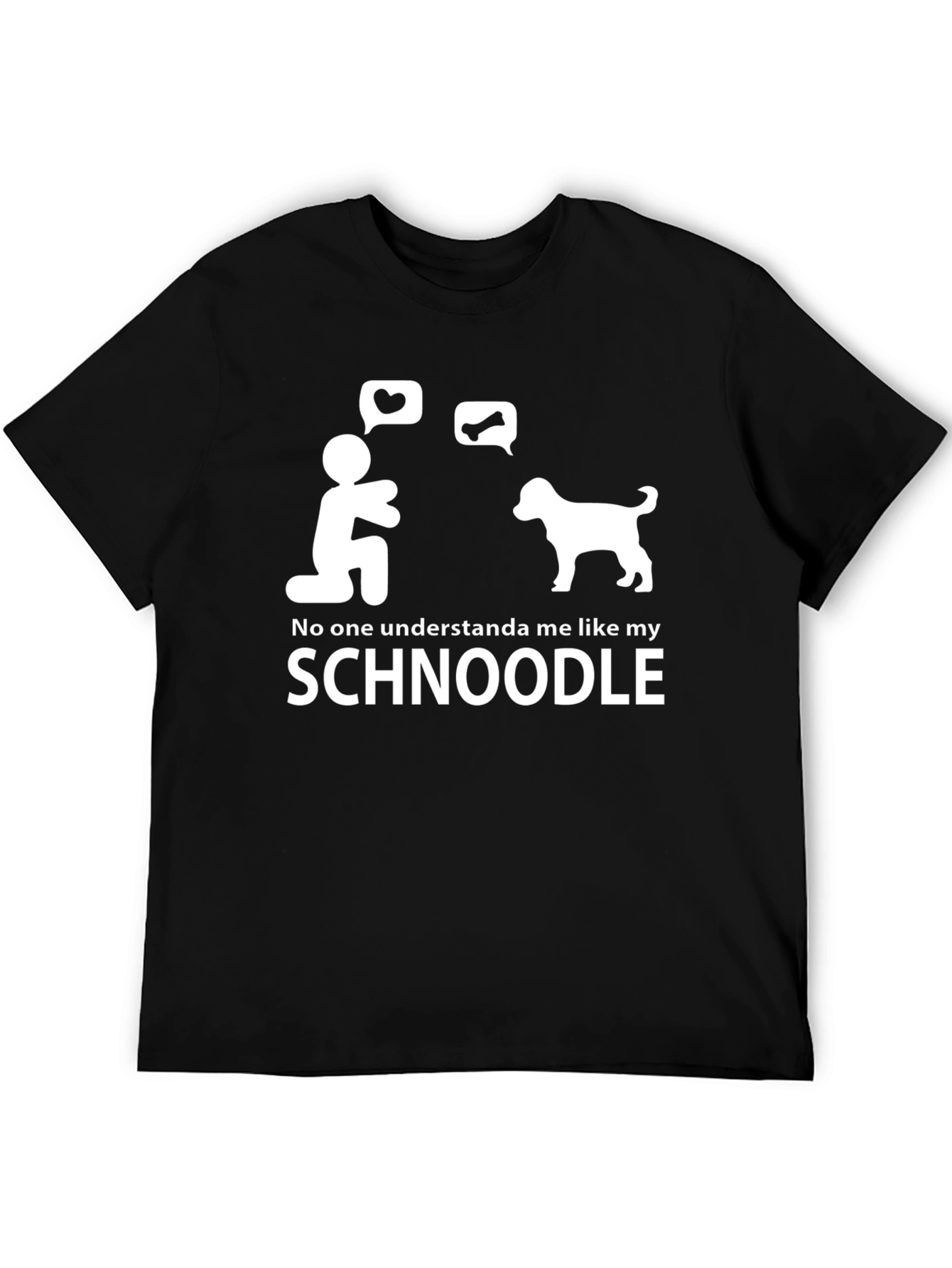 Schnoodle Lover T-Shirt: Dog & Human Connection