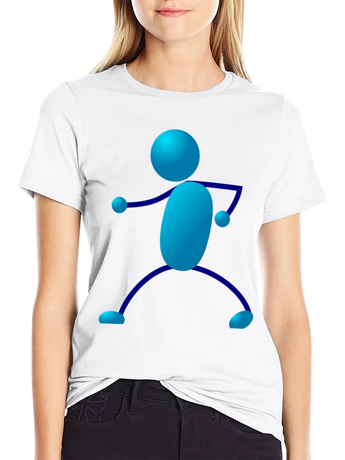 Fun Stick Figure Graphic Tee