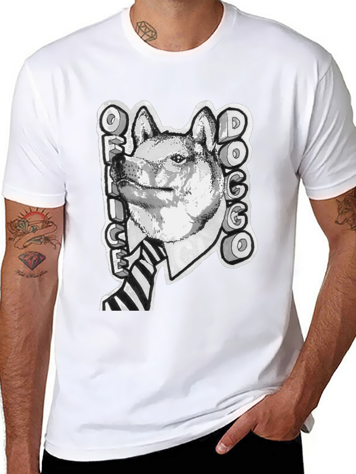 Funny Doge CEO Graphic Tee