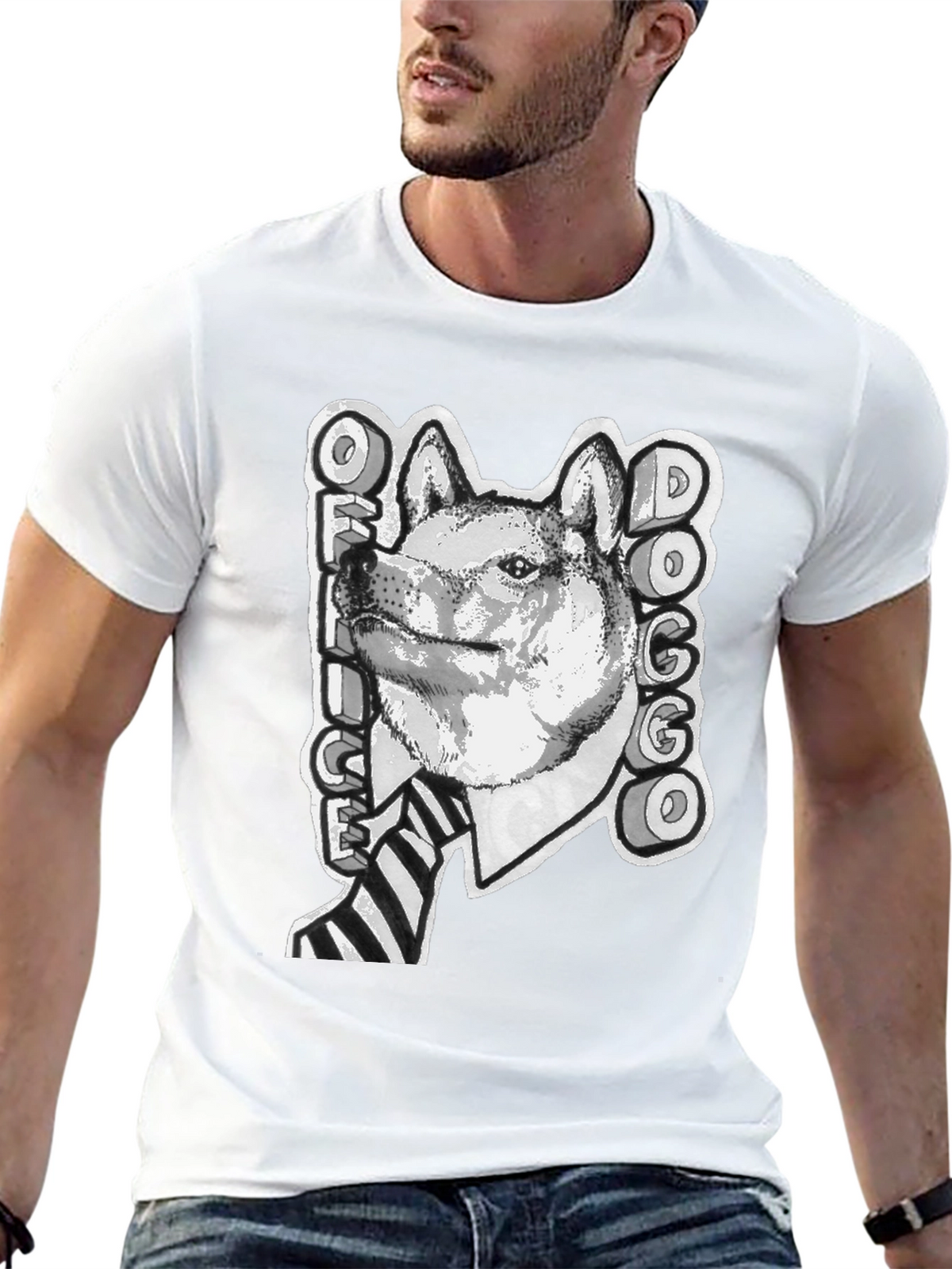 Funny Doge CEO Graphic Tee