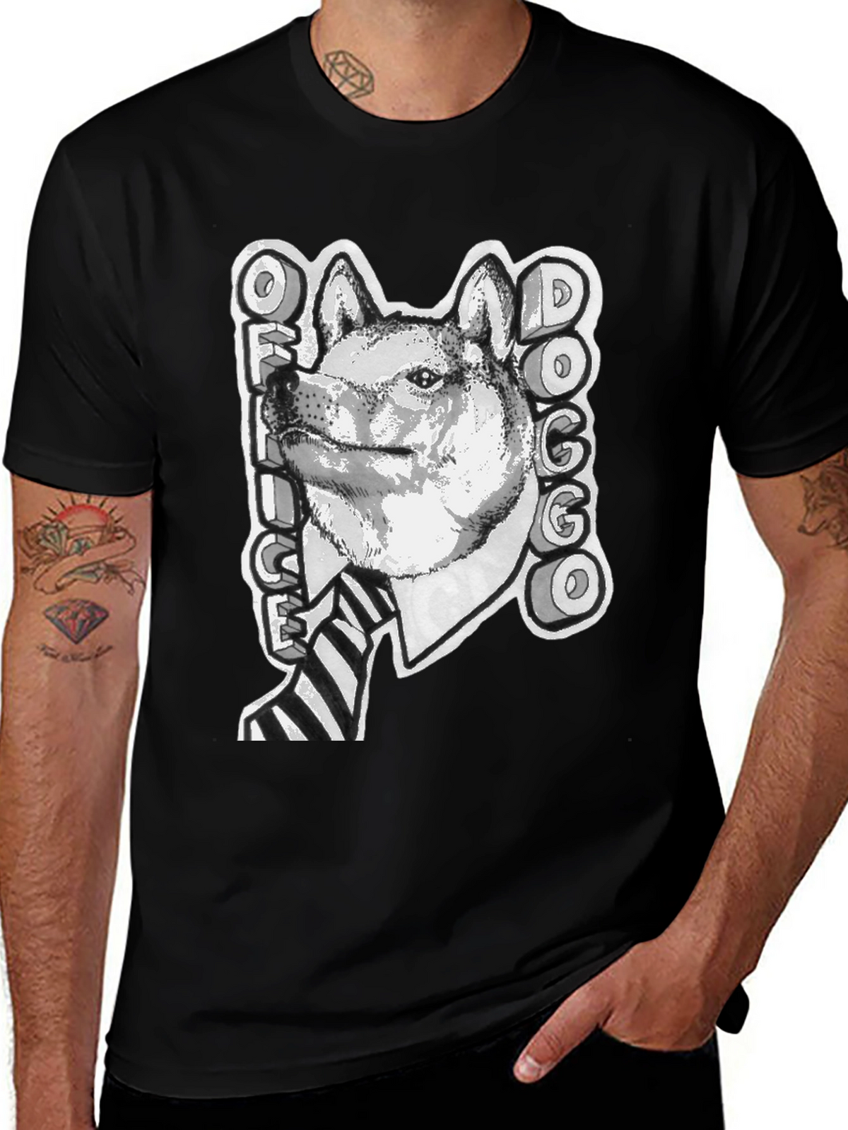 Funny Doge CEO Graphic Tee