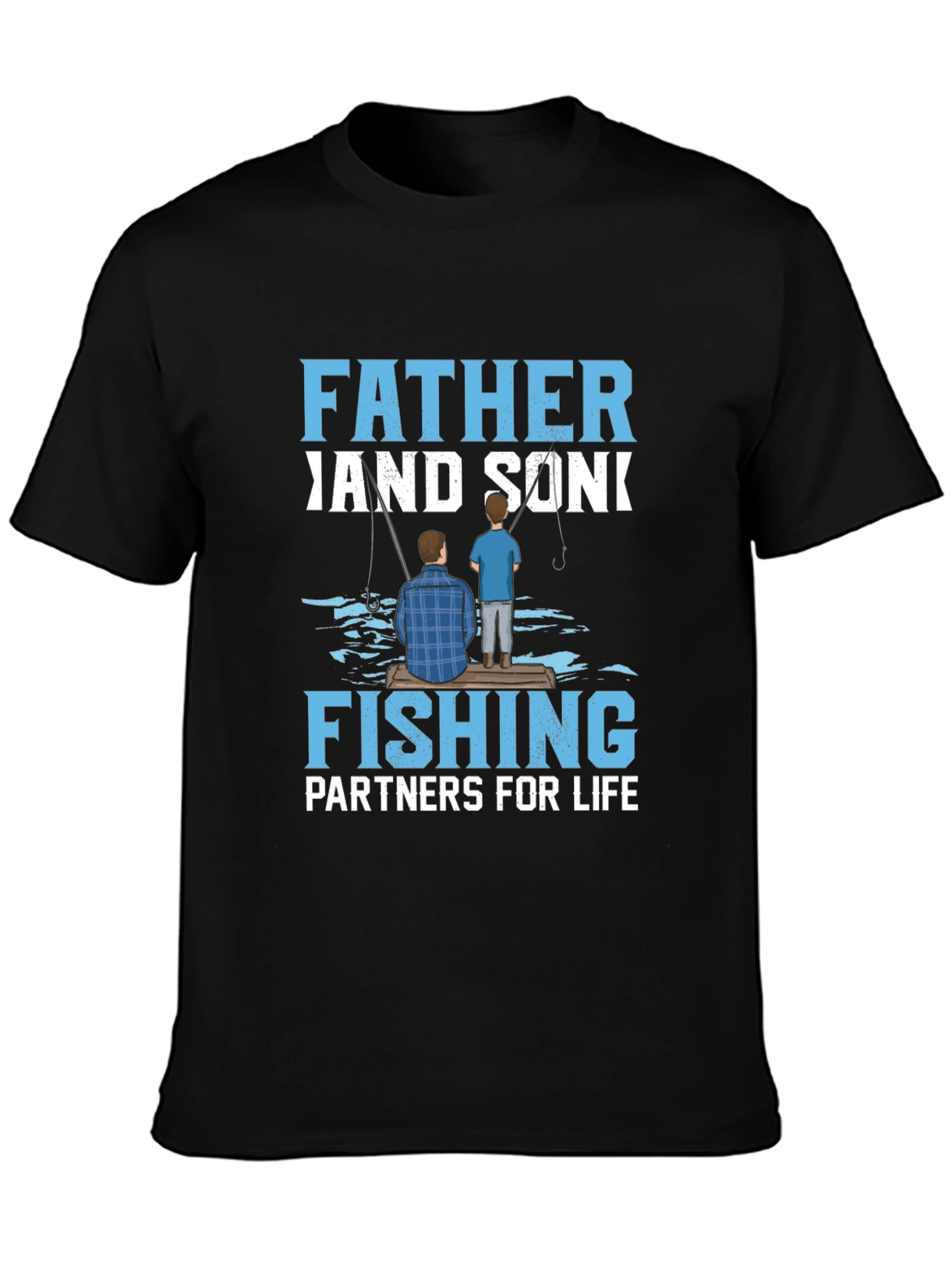 Father and Son Fishing Partners T-Shirt