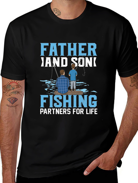 Father and Son Fishing Partners T-Shirt