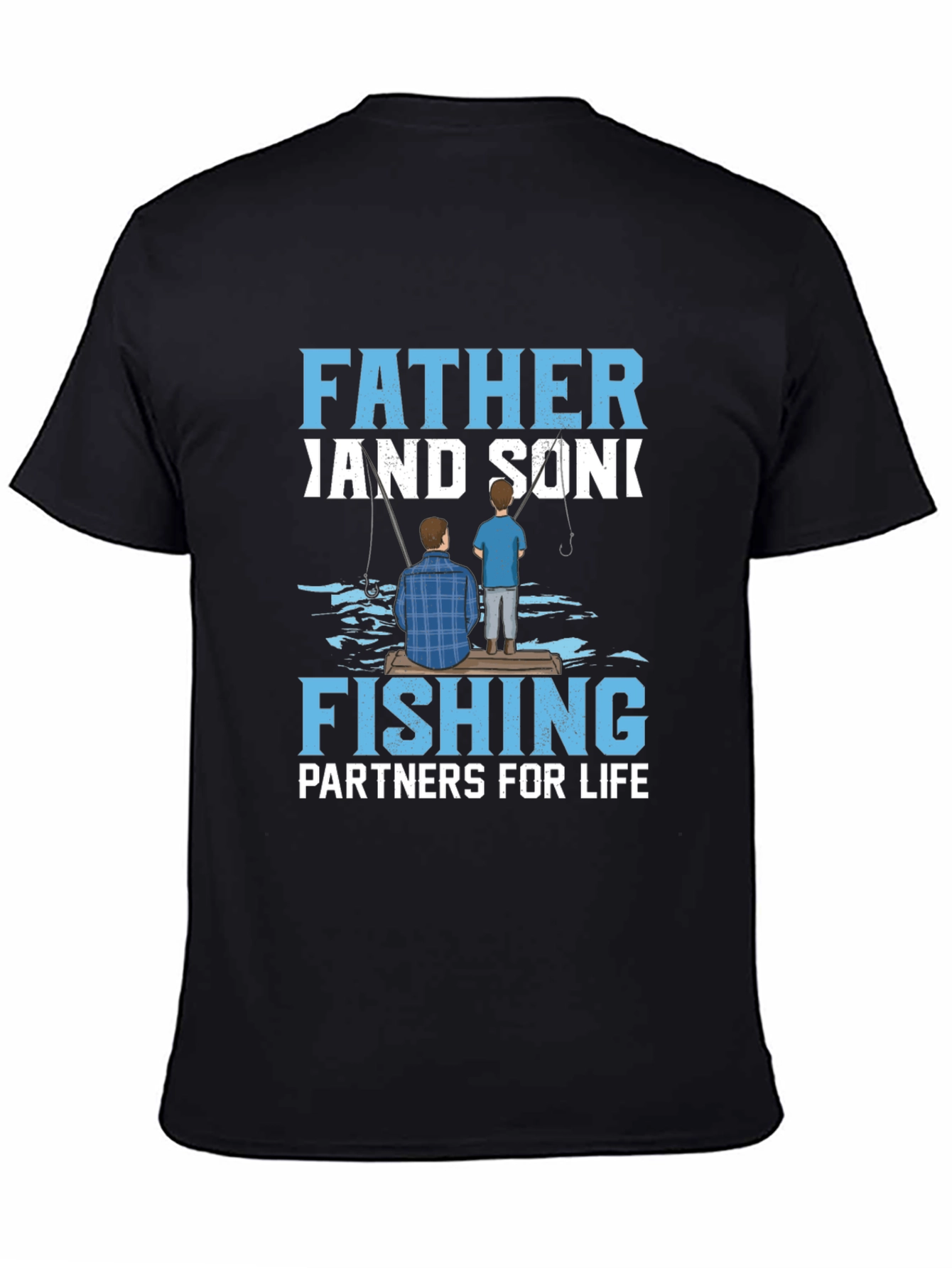 Father and Son Fishing Partners T-Shirt