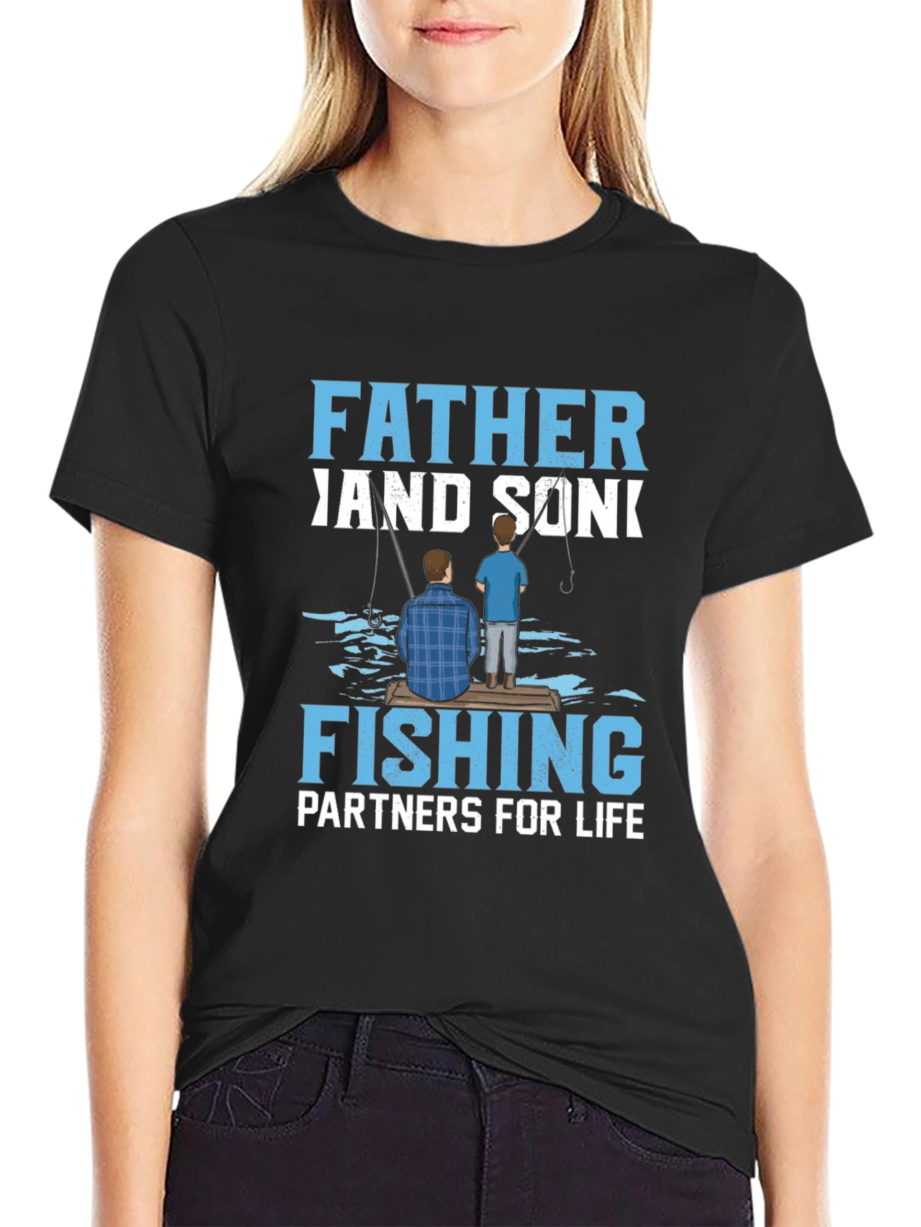 Father and Son Fishing Partners T-Shirt