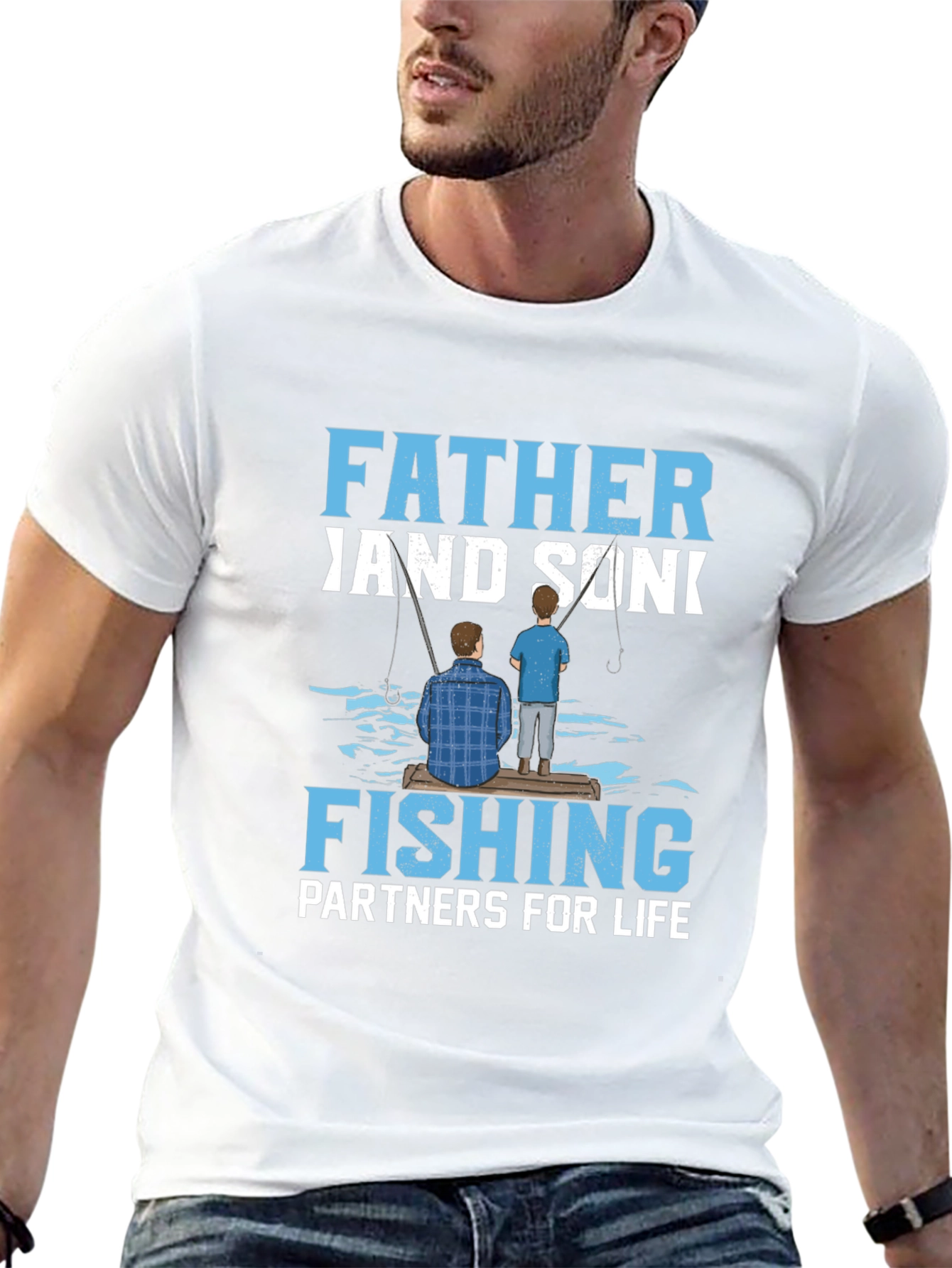 Father and Son Fishing Partners T-Shirt